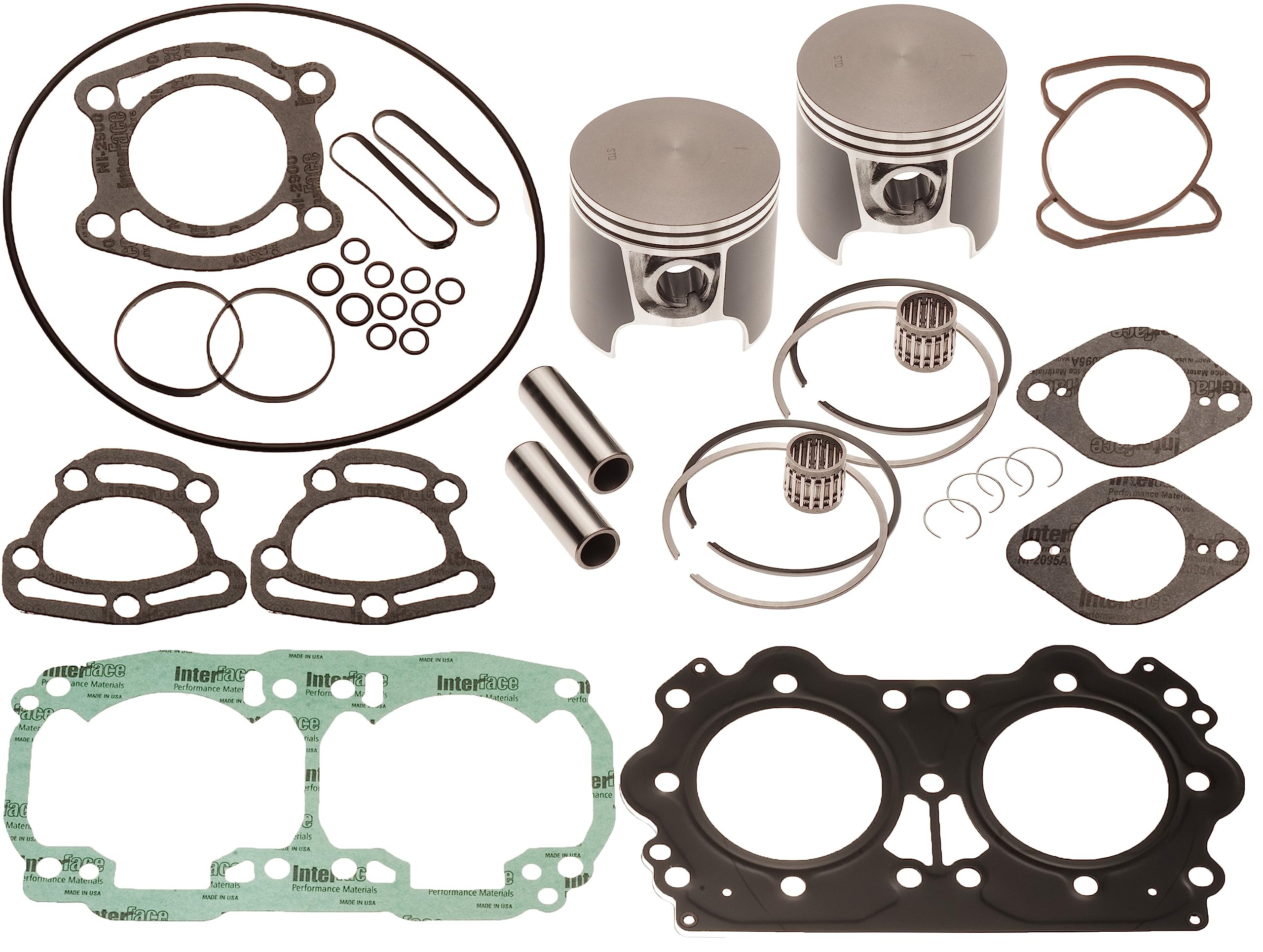 Top End Rebuild Piston Gasket Kit for SeaDoo 951 Carb RX XP GSX GTX Limited STD