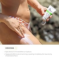 Vista 7 de Raw Elements Daily Lifestyle - Tubo hidratante de bioresina - SPF 30, protección UVA-UVB, no nano zinc, apto para arrecifes, resistente al agua, 1.8