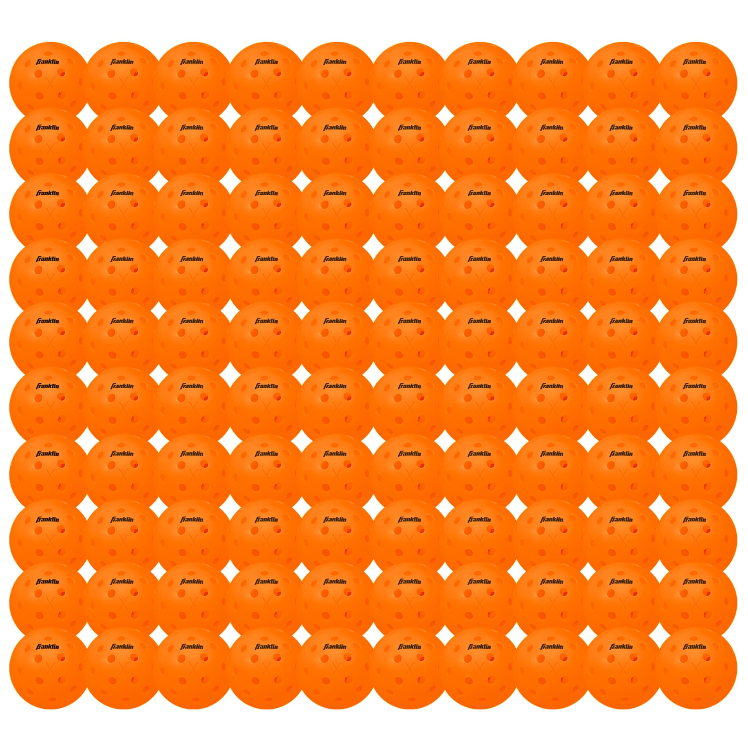 Franklin Sports X-40 Outdoor Pickleballs - Official Ball of USA Pickleball, APP Tour + US Open - Regulation Size