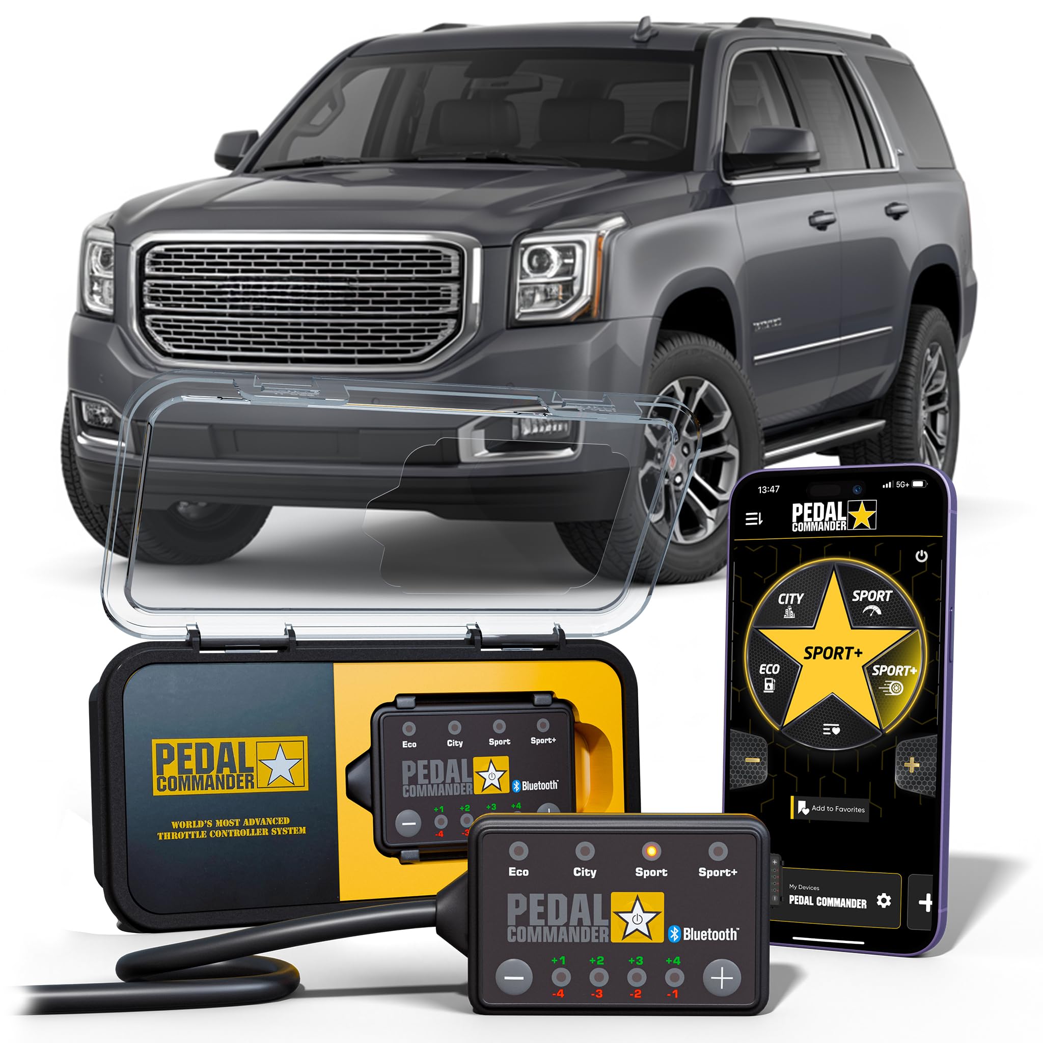 PEDAL COMMANDER for GMC Yukon 2007-2020 Throttle Response Controller Fits: 3rd, 4th Gen Base, SLT, SLE, Denali, SLT GMC Yukon Accessories