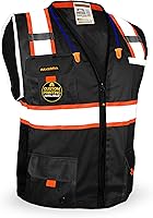 Vista 1 de KwikSafety - Chaleco de Seguridad BIG KAHUNA Edición Base y Edición Limitada Chaleco Reflectante Clase 2 ANSI OSHA para Hombre