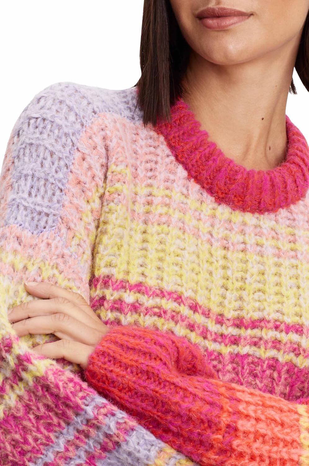 Velvet by Graham & Spencer Women's Brandy Novelty Alpaca Sweater - Image 4