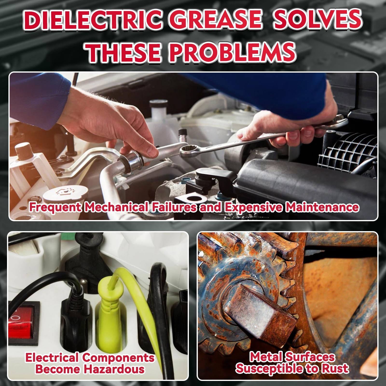 AstraVox Dielectric Grease, with A Brush, Silicone Grease for Electrical Connectors Spark Plugs, O Rings, Automotive, Marine - Image 3