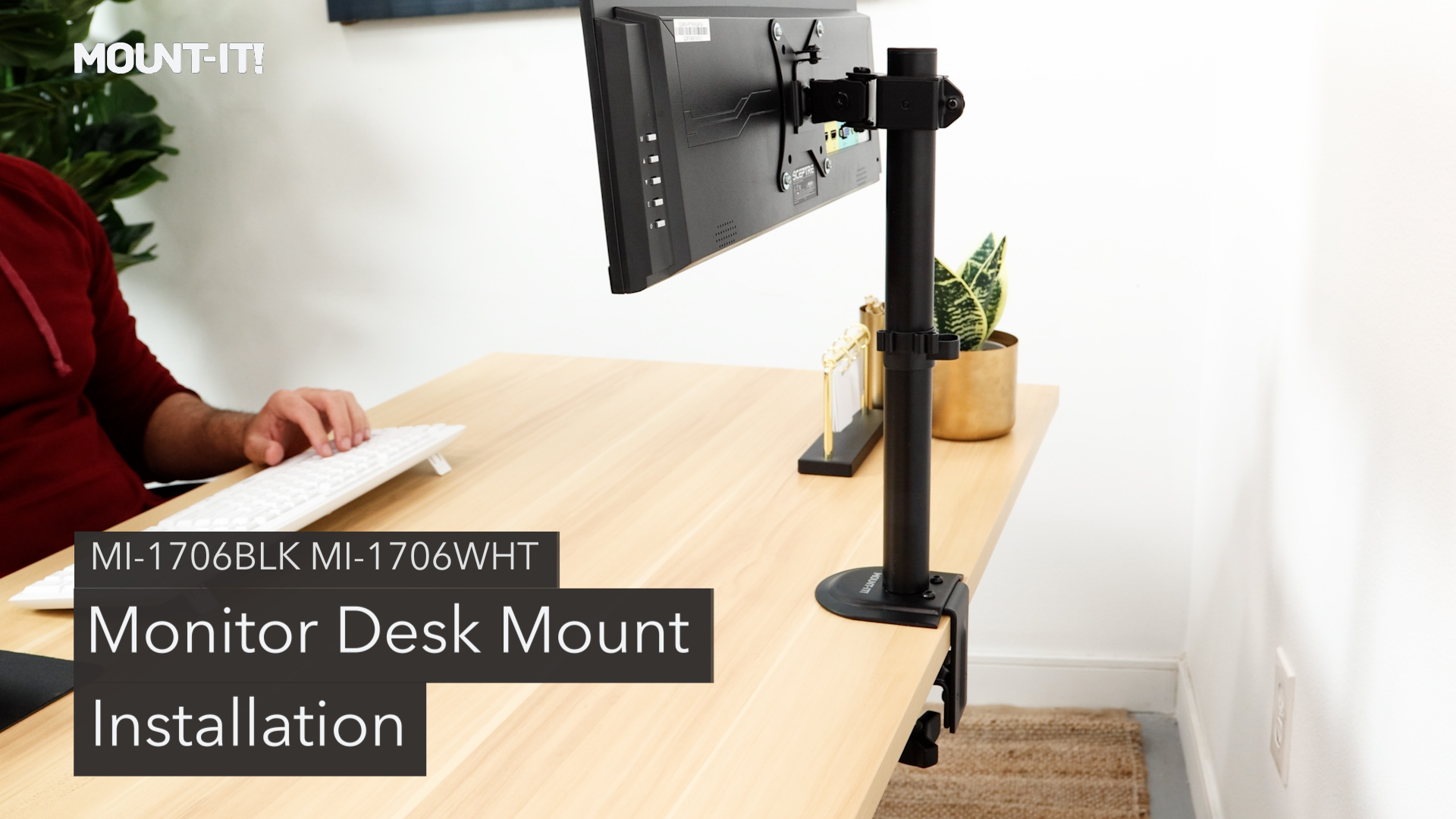 Amazon.com: Mount-It! Single Monitor Desk Mount – Computer Screen