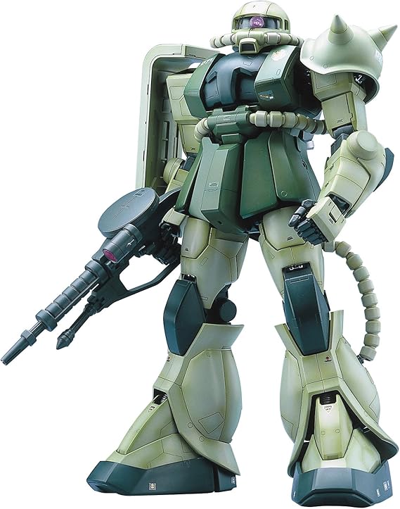 Bandai Hobby MS-06F Zaku II Mobile Suit Gundam Perfect Grade Action Figure, Scale 1:60 (072361)