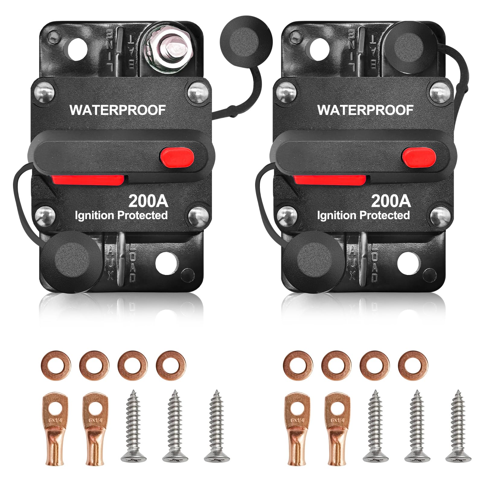 150 Amp Marine Circuit Breaker - DC 12V-48V -10 150 Amp Marine Circuit Breaker - DC 12V-48V -10