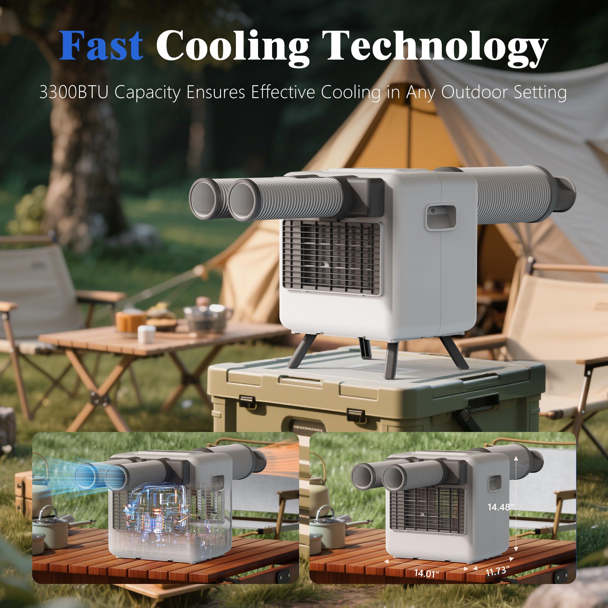 Amazon.com: Disaenvir Tent Air Conditioner - Portable Air