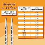 addi Rocket2 [Squared] Circular Knitting Needles - 16 Inch, US 6 (4.0mm)