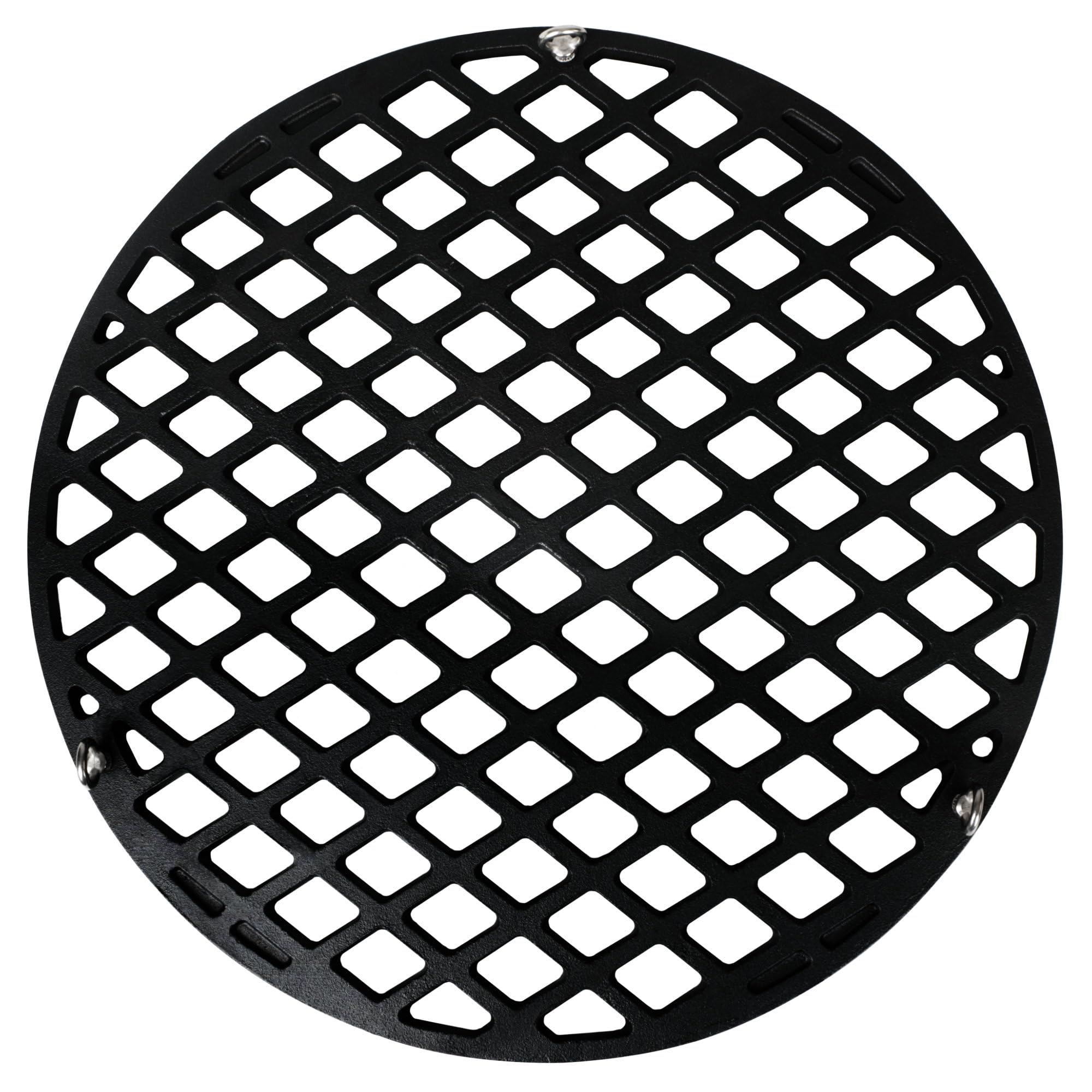 BBQ-Toro Żeliwny ruszt do grillowania, okrągły, Ø 54 cm, już wypalony, wstępnie wypalony, ruszt do użytku na zewnątrz, ruszt do grillowania z zawieszeniem linowym, wiszący ruszt do grilla obrotowego