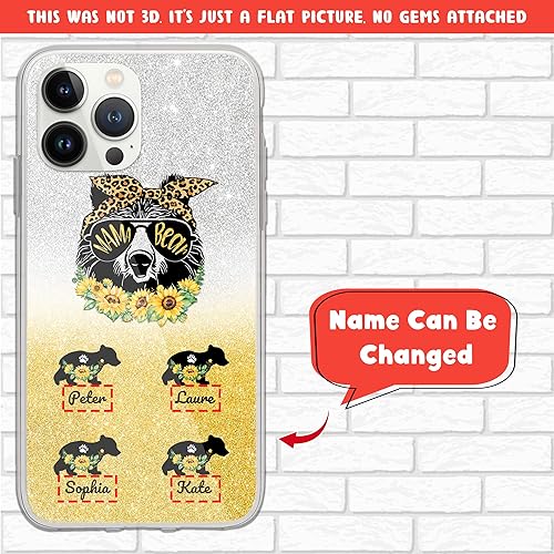 Miniatura 2 de Funda personalizada para teléfono con texto en inglés "Mama Bear" para el Día de la Madre, compatible con iPhone 15, 14, 13, 12, 11, X, XS, XR, 8,