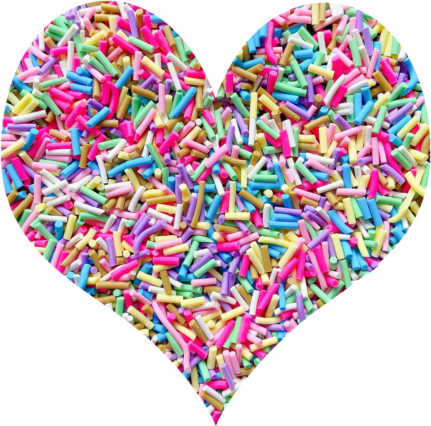 EHOPE 50g Fake Sprinkles Resin Sprinkles Fake Candy Sprinkles Clay Sprinkles Polymer Sprinkles Polymer Clay Slices for Nail Art DIY Crafts Cake Phone Case(Long Blue Sugar granules-10๏ผ