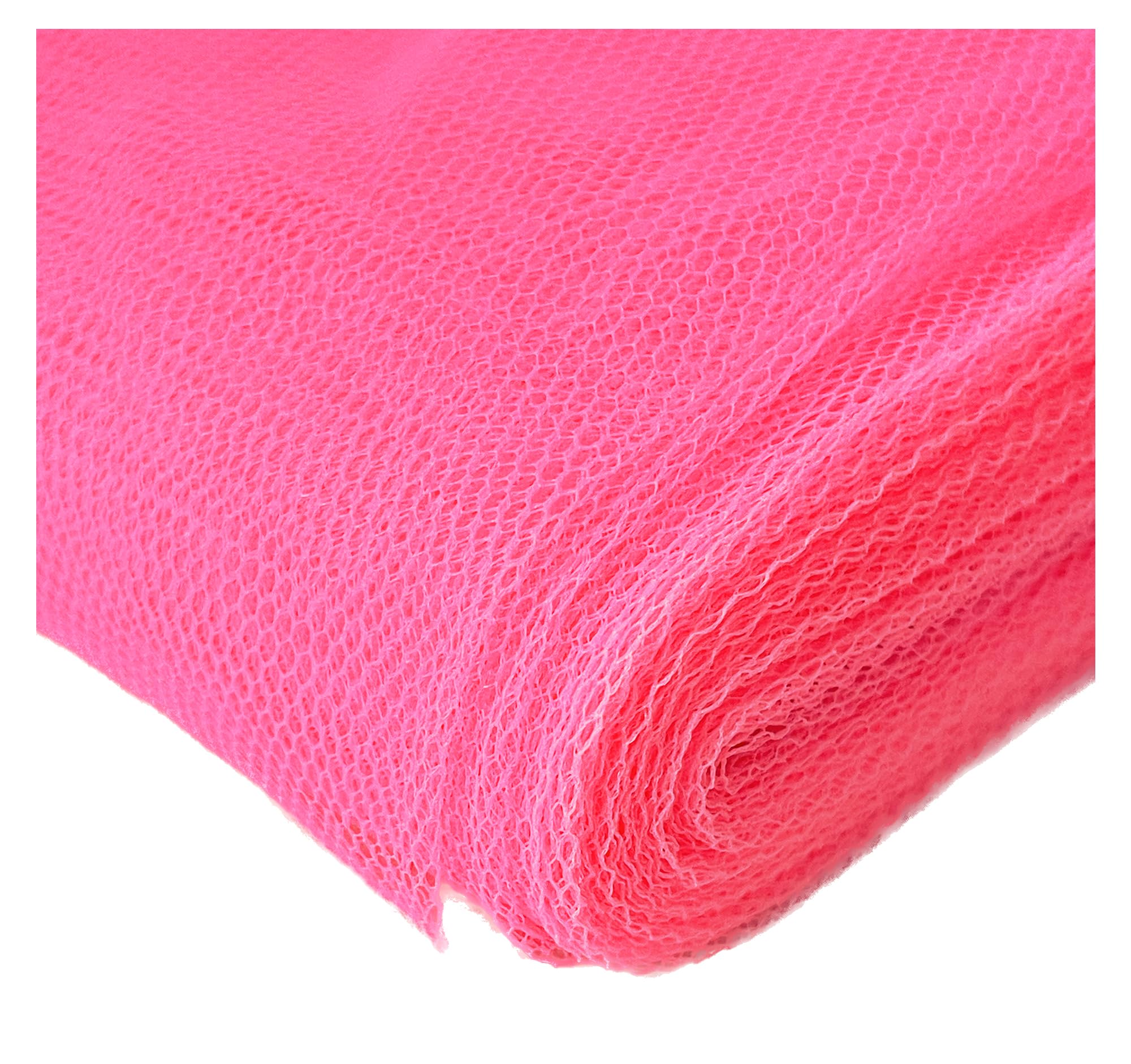 Flo Rose Dress Net Fabric 100% Polyester Flare Free Tutu Tulle Mesh Veil Bridal Material (Sample)