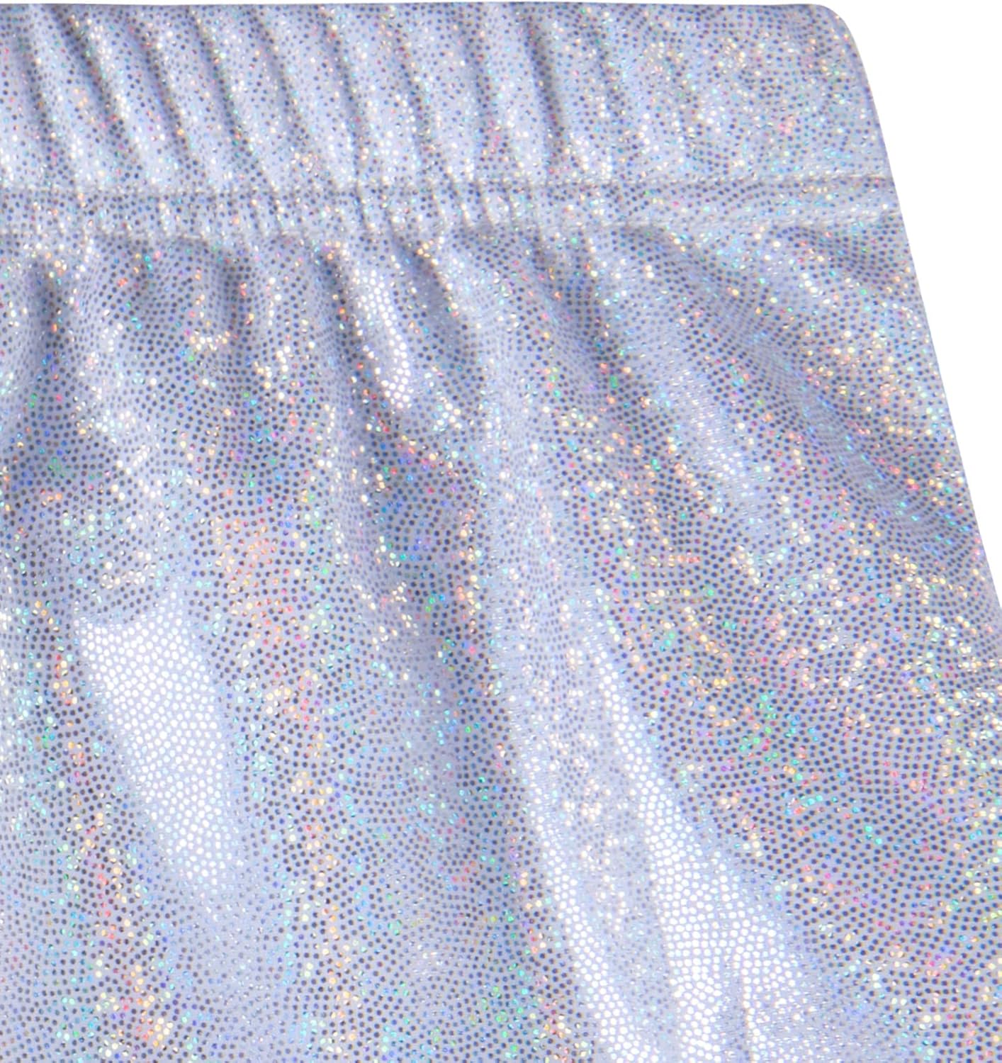 LMCOB Girls Gymnastics Shorts Sparkle Dance Tumbling Athletic Short Black - Image 3