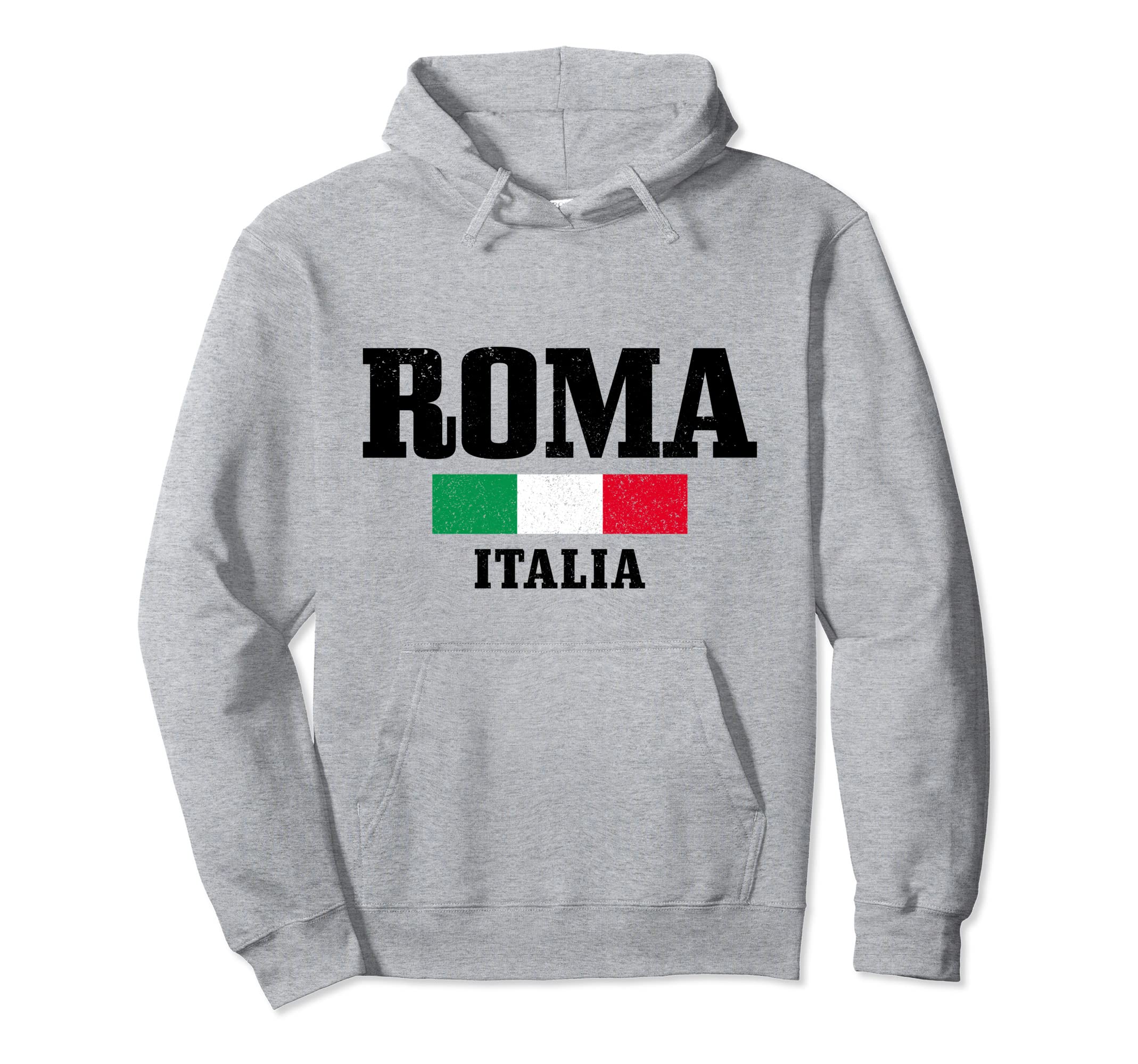 Rome Italy - Roma ItaliaRome Italy Roma Italia Vintage Italian Flag Pullover Hoodie