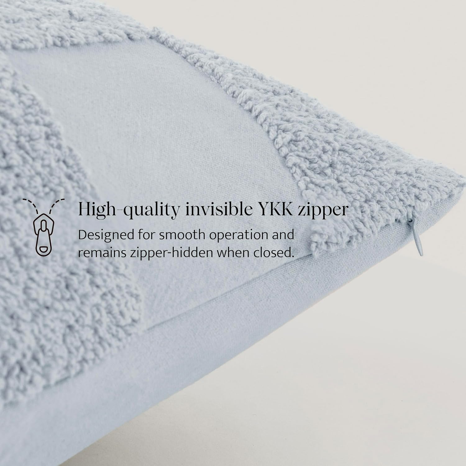 Double Stitch Cotton Throw Pillow Covers, 20x20 - Image 3