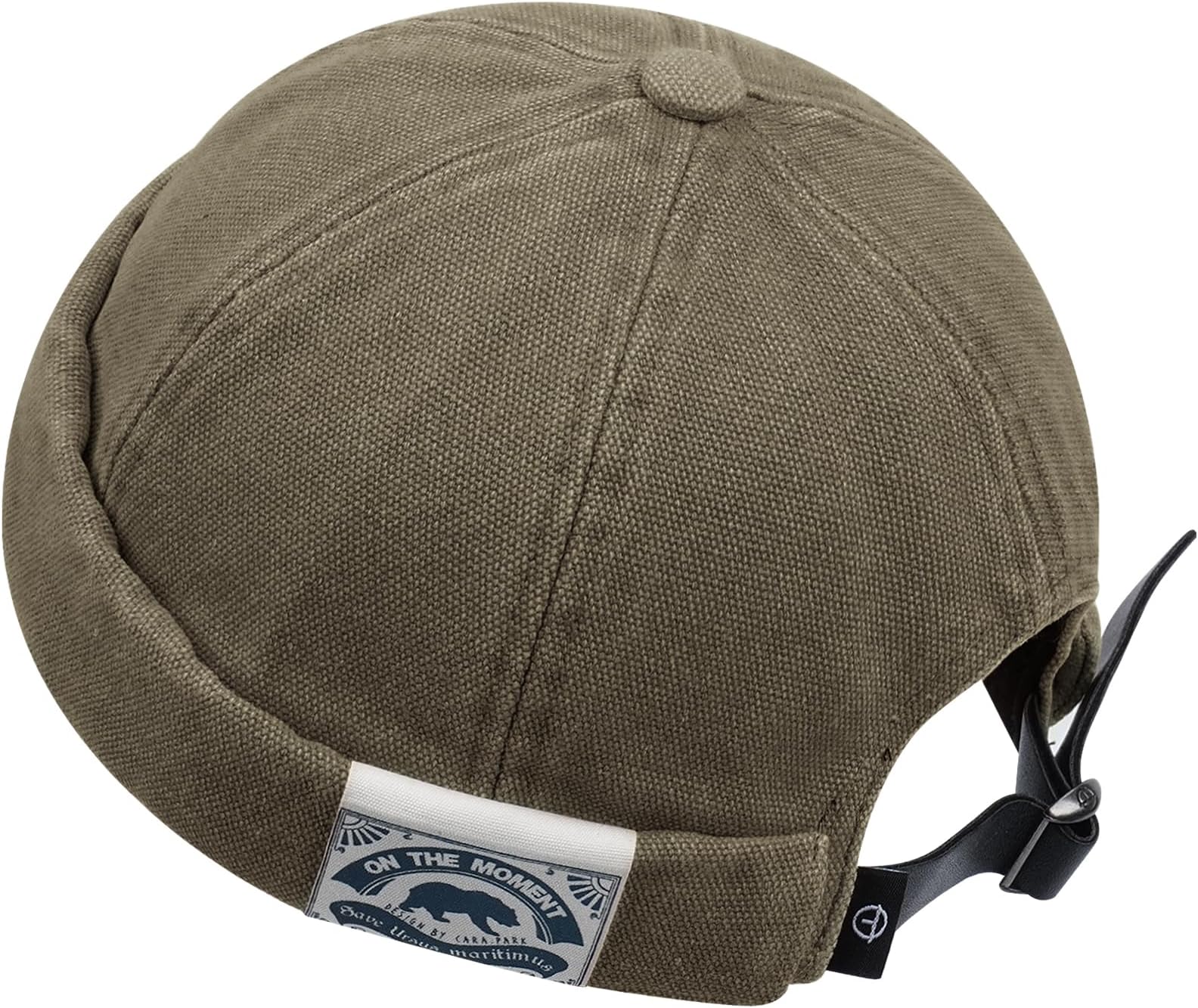 CLAPE Docker Leon Harbour Hat Unique Street Casual Lovers Visor-Less Sailor Skullcap Beanie Hat, Ct36-washed Green, One size