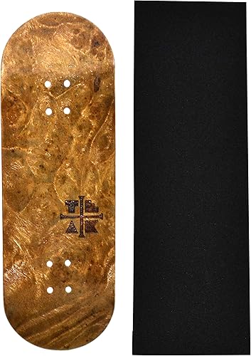 Teak Tuning Prolific - Cubierta de madera para diapasón, diseño The Graham Cracker, 1.260 in x 3.819 in, hecha a mano, forma y tamaño profesionales,