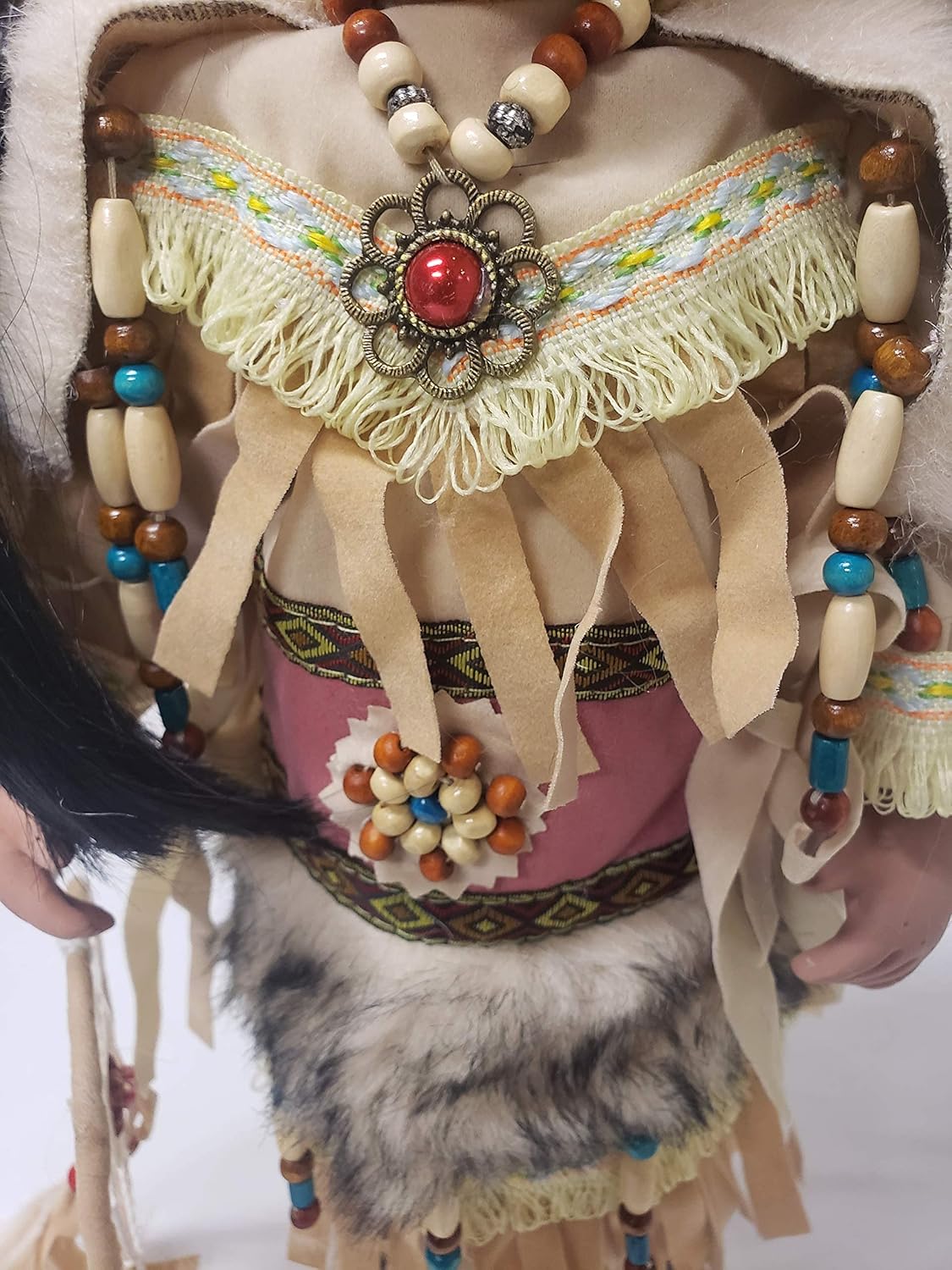 Kinnex Collections-16 Native American Indian Porcelain Doll (AYASIA)- D16665