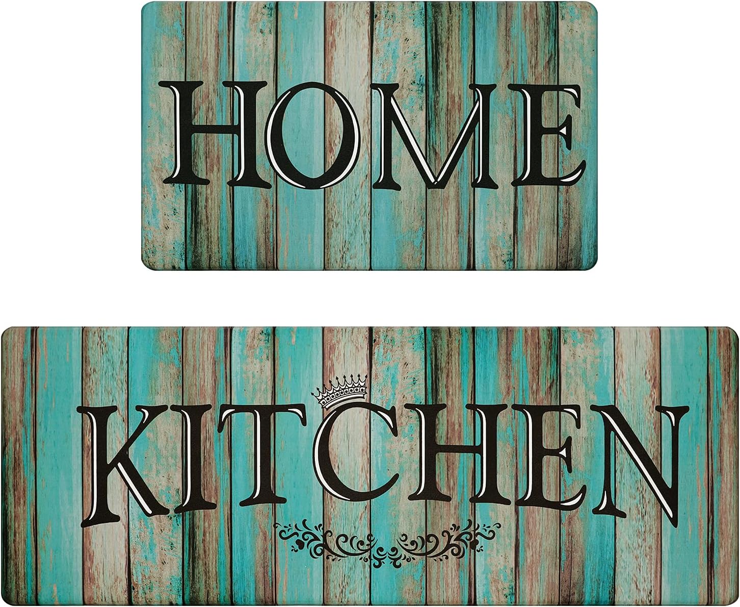 U'Artlines Anti Fatigue Kitchen Rug Runner Set of 2 for