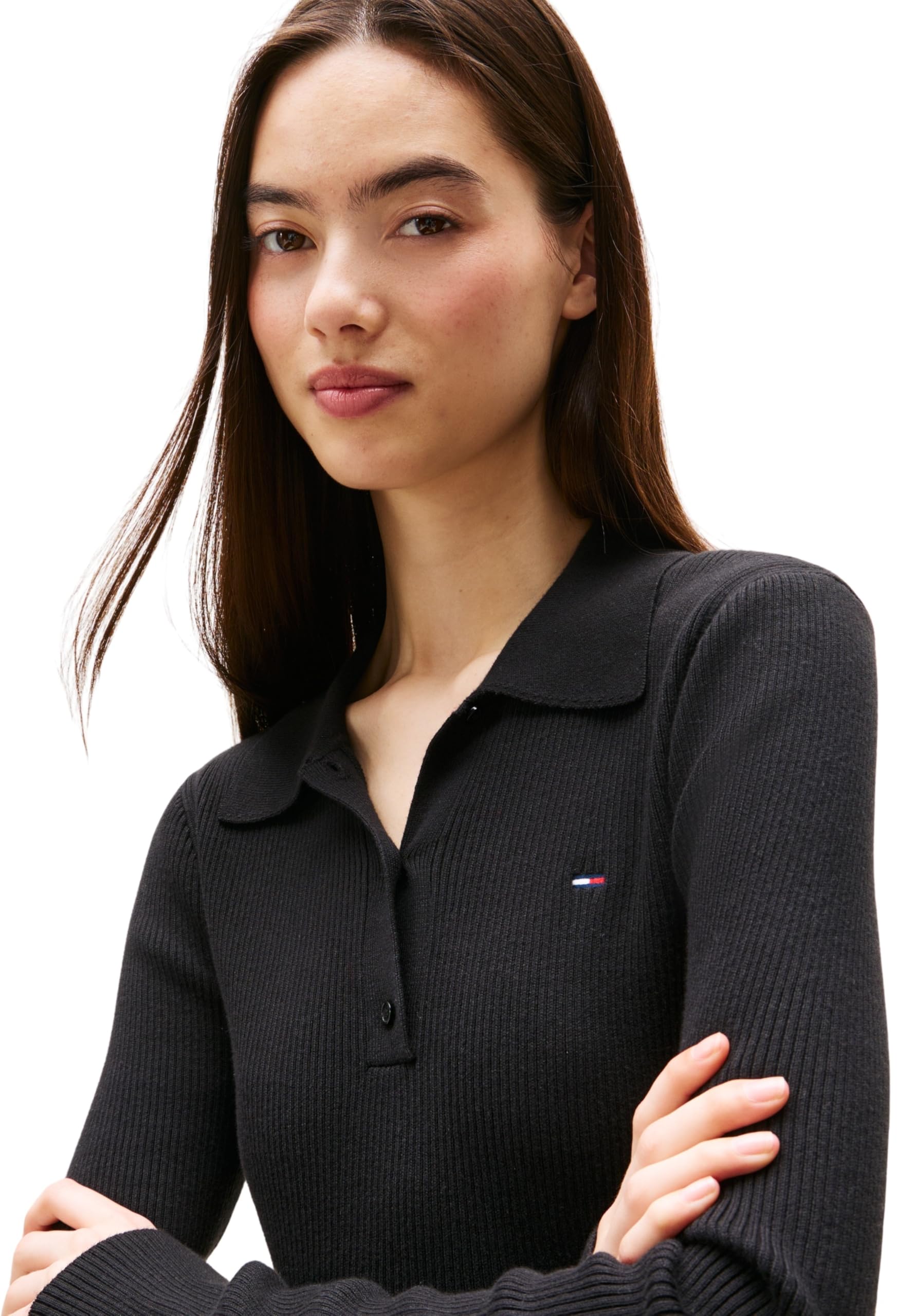 Tommy Jeans Jersey Mujer Essential Polo Cropped