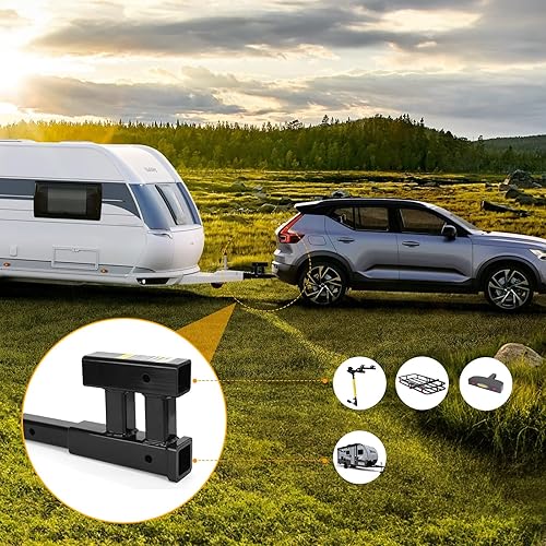 Miniatura 8 de MaxxHaul Extensión de obstáculo dual de 4000 lb 70070 con capacidad GTW