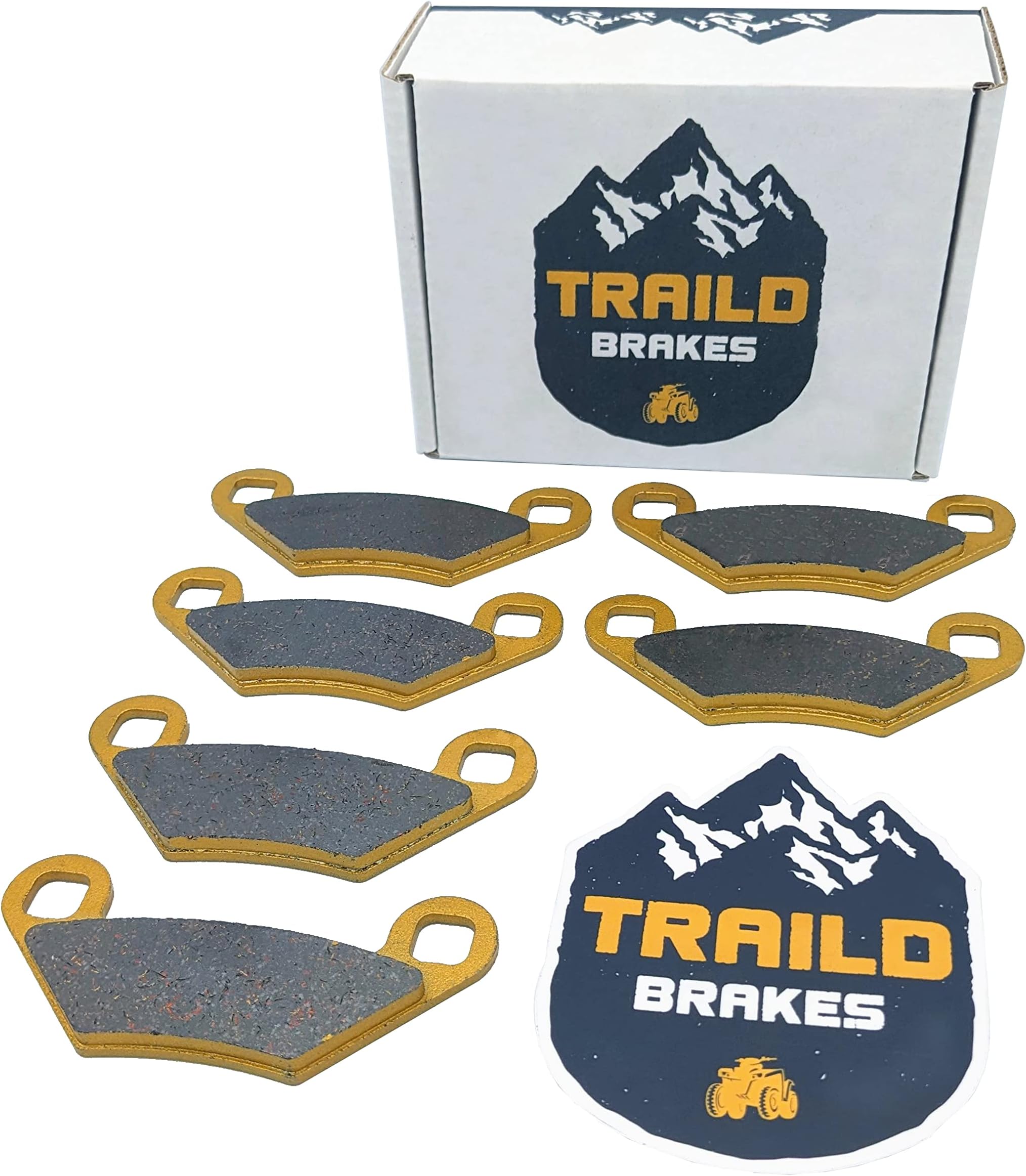 Traild Polaris Sportsman 570/500/450/400/800 2009-2020 Touring 570 2017-2024 Ceramic Brake Pad Set
