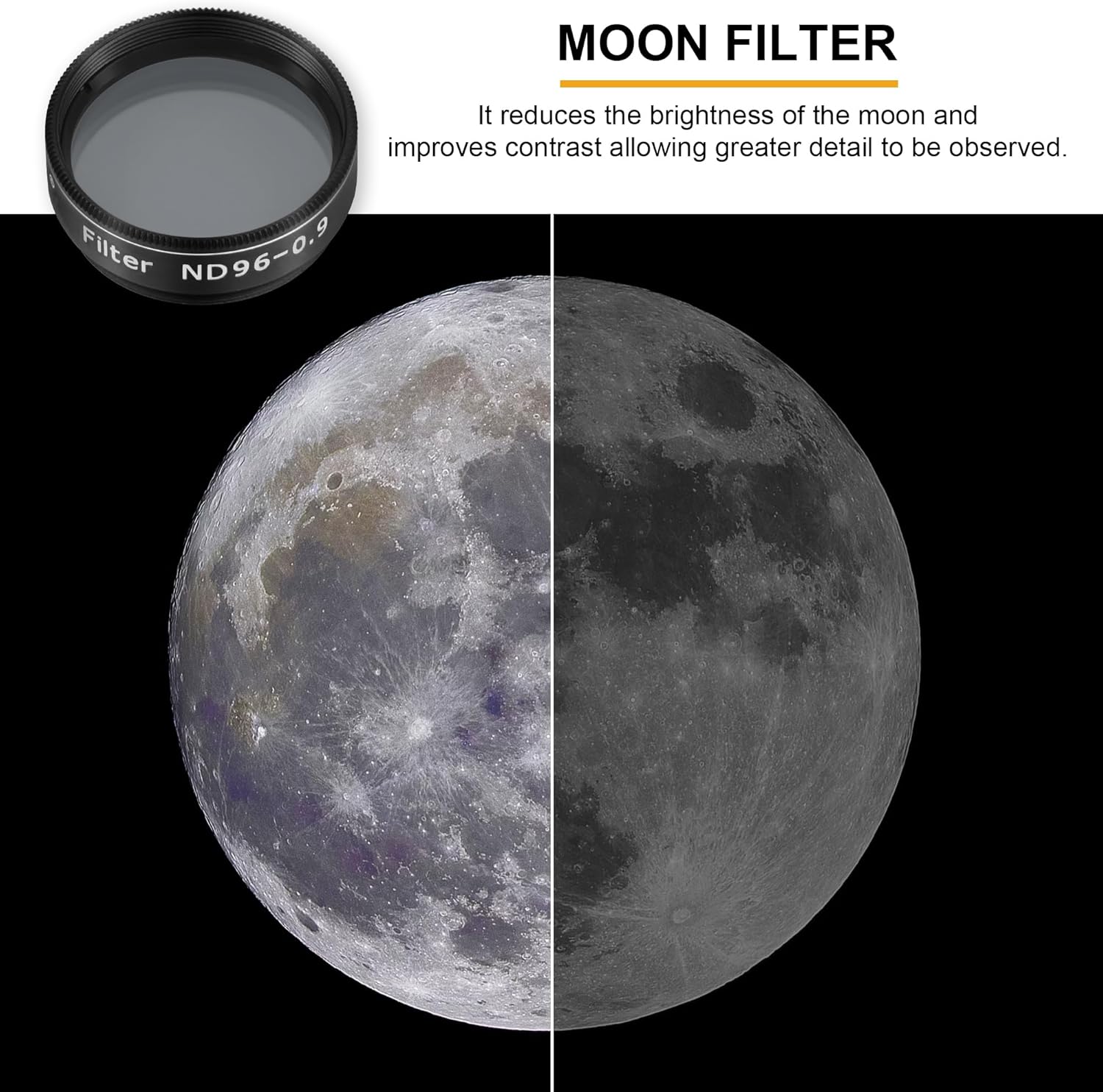 Alstar Stereo Binocular Viewer - Bundle with - 1.25" 7PCS Filter Set