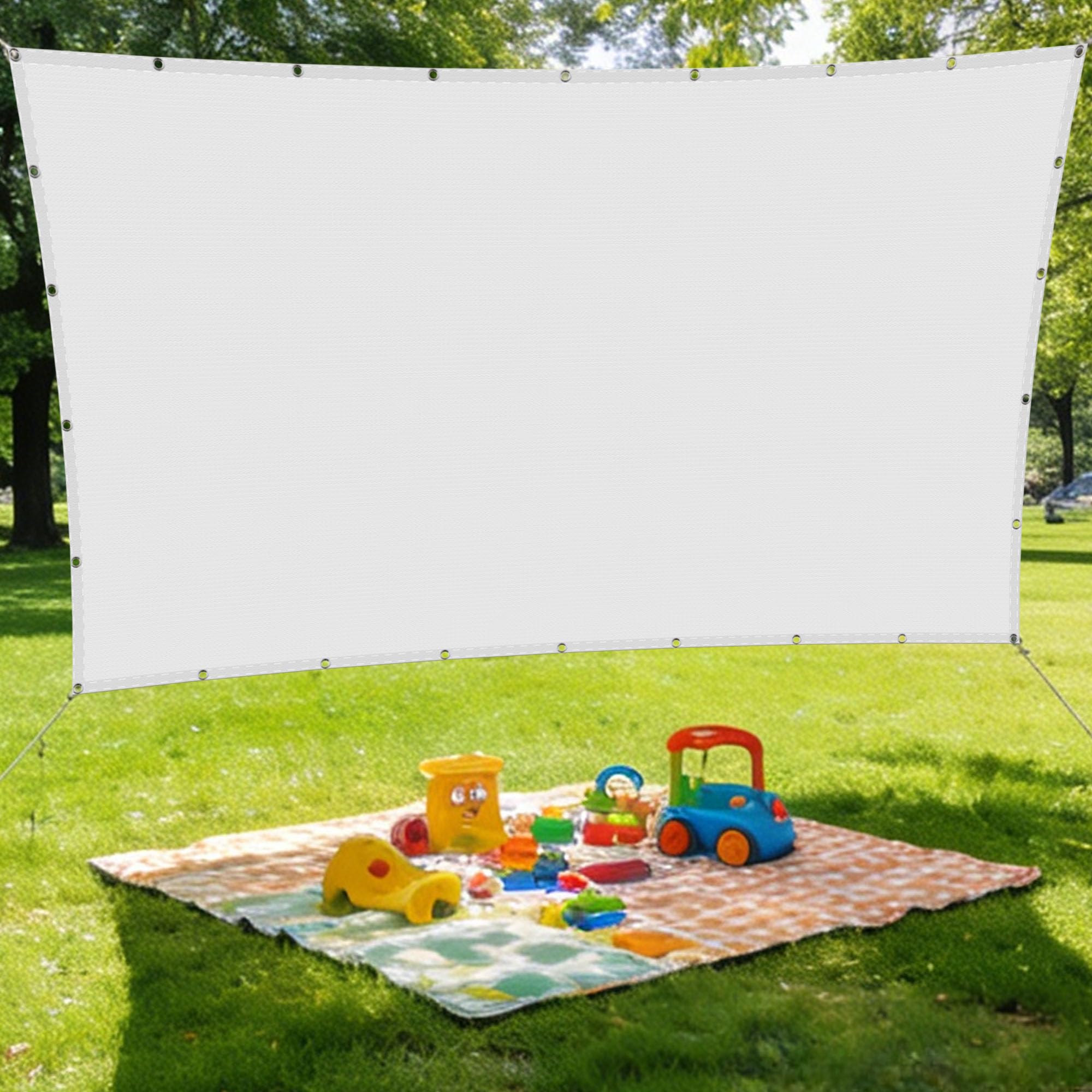 Voiles ombrages rectangulaire de haute qualité 4x5.5m coloris sable raffiné