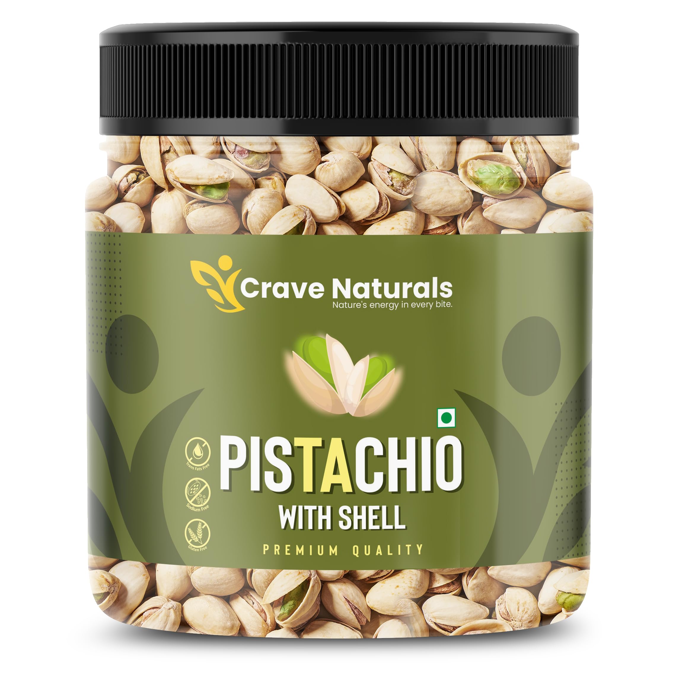 Crave Naturals Pistachios Roasted & Salted Pista with Shell | Crunchy & Delicious Pistachio Nuts for Snacking & Recipes | Rich In Protein Dry Fruits for Daily Use & Gifting | Jar Packaging | 1kg-image-19