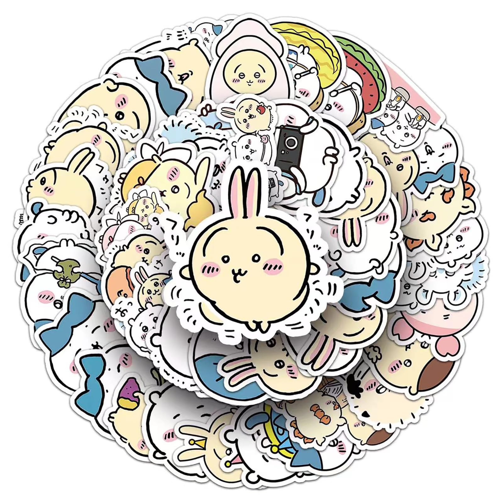 Stickers pour Chiikawa imperméables anti-rayures pour relooker une valise et un snowboard