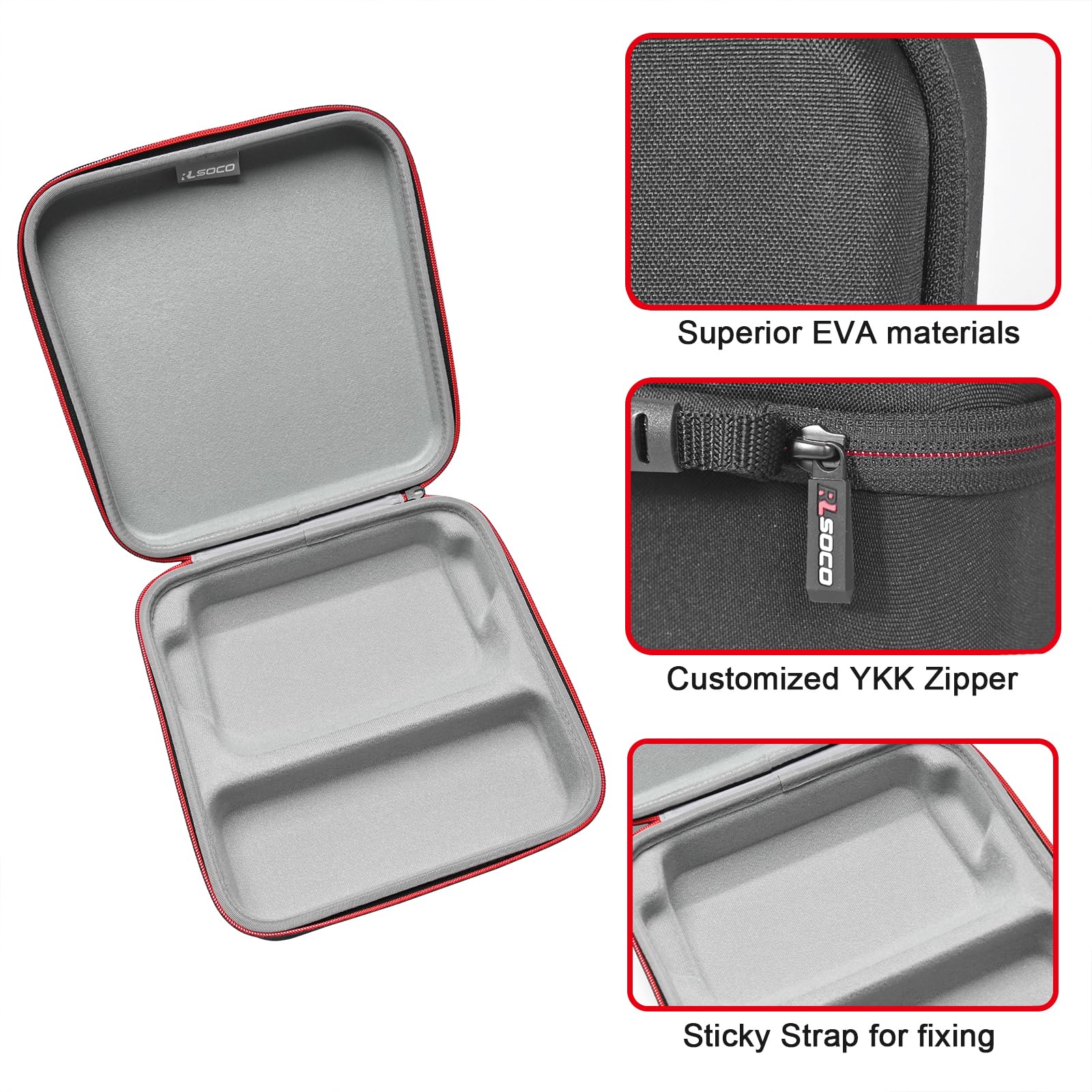 RLSOCO Tasche für OMRON X7 Smart Automatisches Oberarm Blutdruckmessgerät (Nur Tasche),Schutzhülle Stoßfest,Staubdichte,Wasserdichte,Kompaktes Design mit Strapazierfähiger Griff und YKK-Reißverschluss