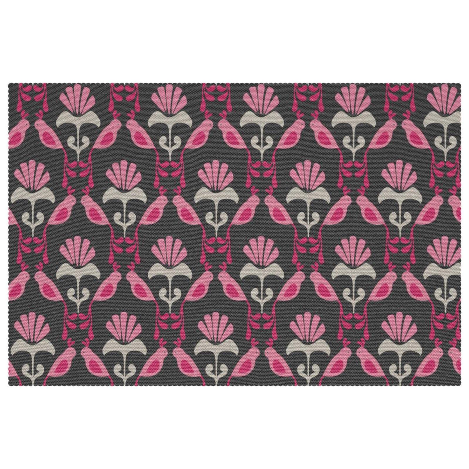 Sets de table motif oiseau de paradis antidérapants pour repas