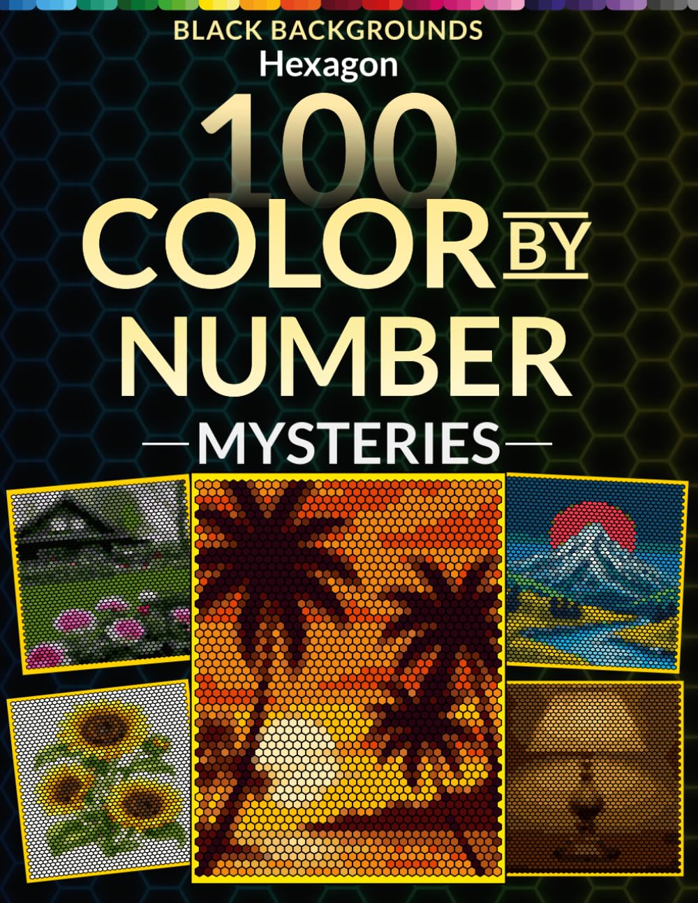 Cozy Life Mystery Mosaic Coloring Book: 100 Relaxing Hidden Pictures of Cozy Homes, Beautiful Nature Scenes & Everyday Comfort Objects | Color by Number Book for Adults & Teens