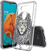 Vista 20 de Beyond Cell Compatible con LG Aristo 5, funda transparente impresa, a prueba de golpes, arañazos, compatible con LG Phoenix 5/Fortune 3/Tribute