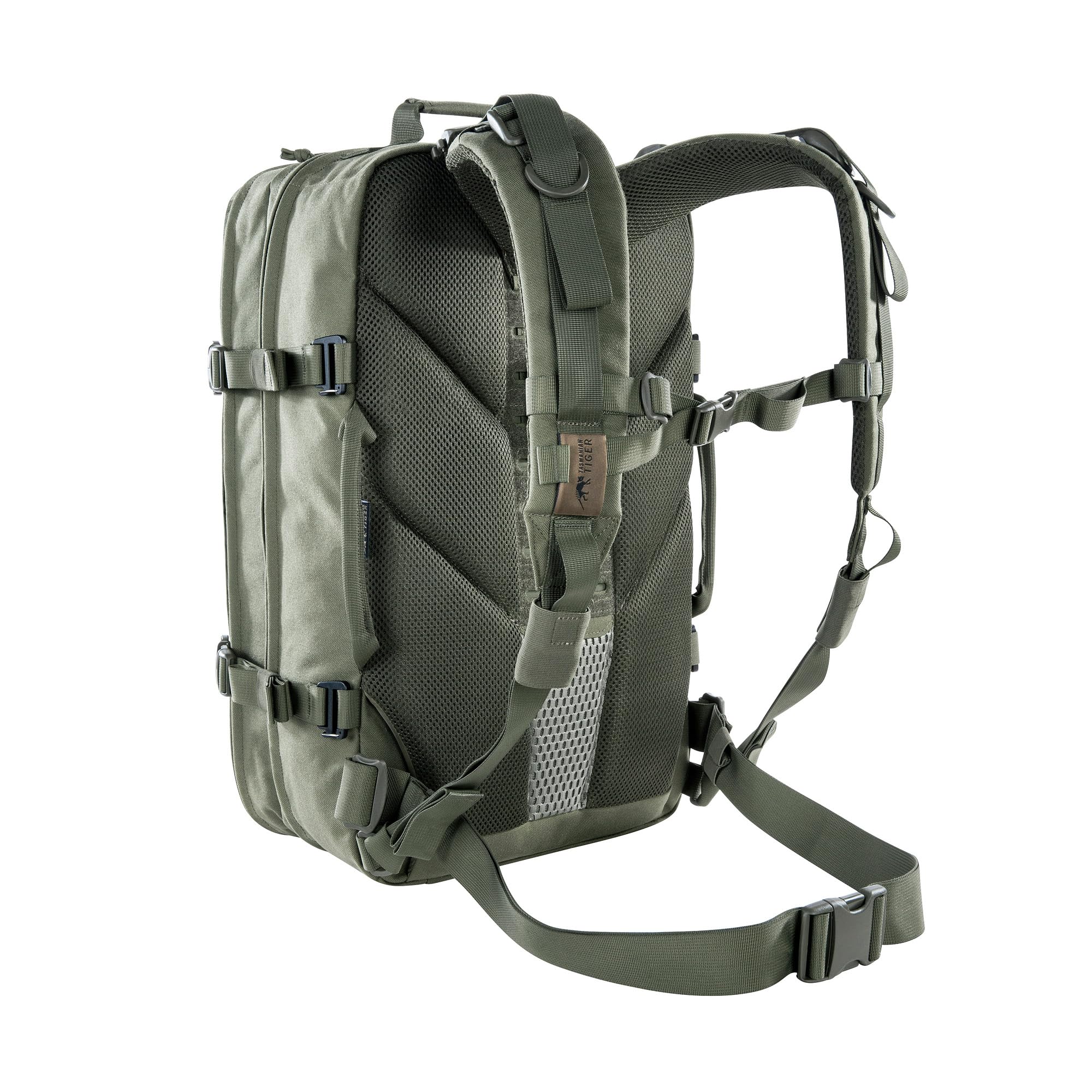 Tasmanian Tiger TT Modular Grab Pack 30 Liter Großzügiger Outdoor- und Survival-Rucksack mit 4 herausnehmbaren Klett-Taschen und vielen Organisationsmöglichkeiten für Einsatz, Trekking, Bushcraft