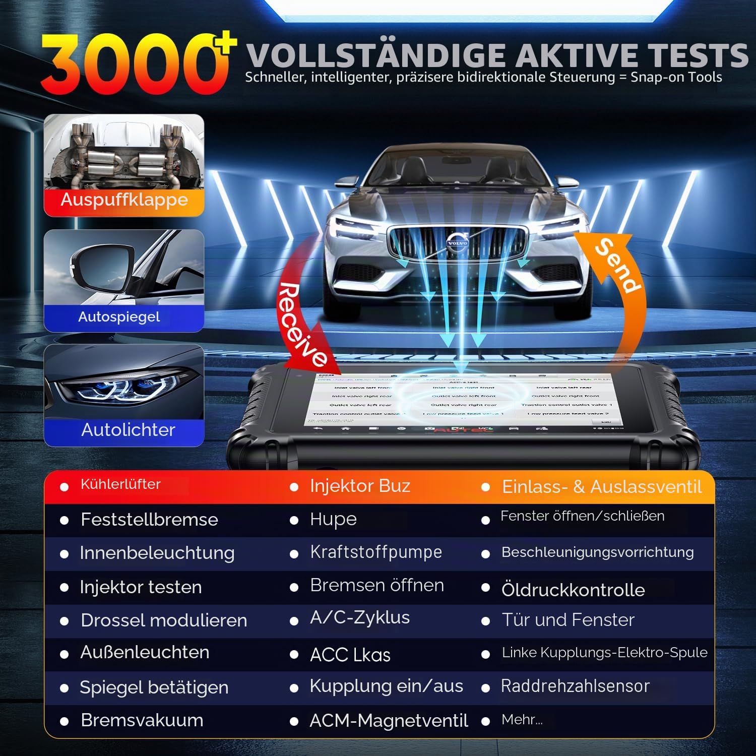Autel 2026 MaxiSYS MS906 PRO 2.0 Diagnosegerät, MS906PRO OBD2 Scanner Upgrade für MP900BT MS906BT MS908, Steuergerätecodierung, 3000+ Tests, 36+ Service, CAN FD DoIP, VAG Anleitung, AutoScan 2.0, OS10