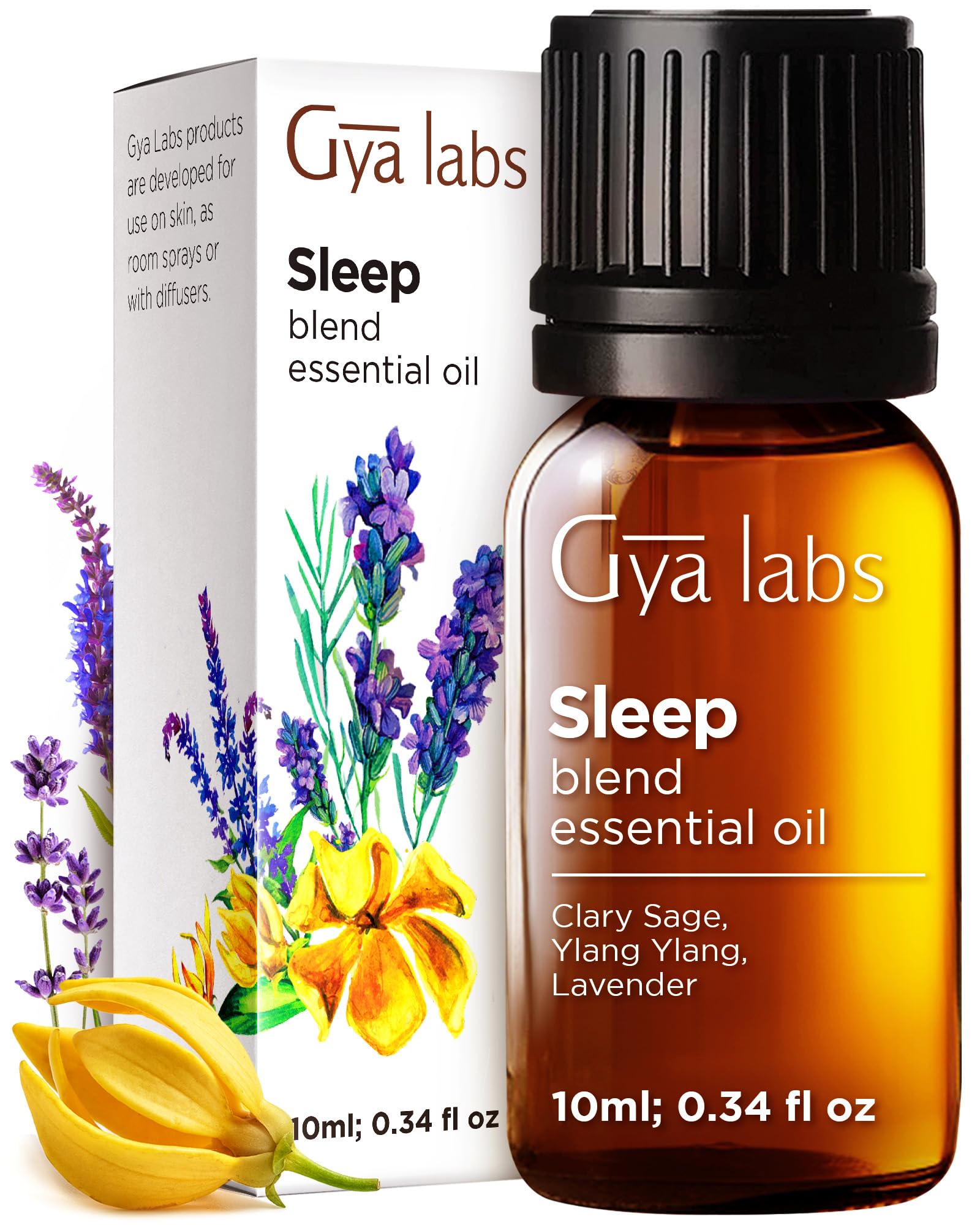Sleep Essential Oil Blend - 100% Pure Natural Essential Oils for Diffuser - Soothing Oil for Aromatherapy - Essential Oils for Bedtime and Self-Care (10ml)