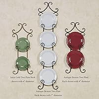 Vista 1 de Touch of Class Regalla Petite - Estante para platos - Exhibición vertical - Estante colgante para platos de 6-8" de diámetro - Acabado en bronce