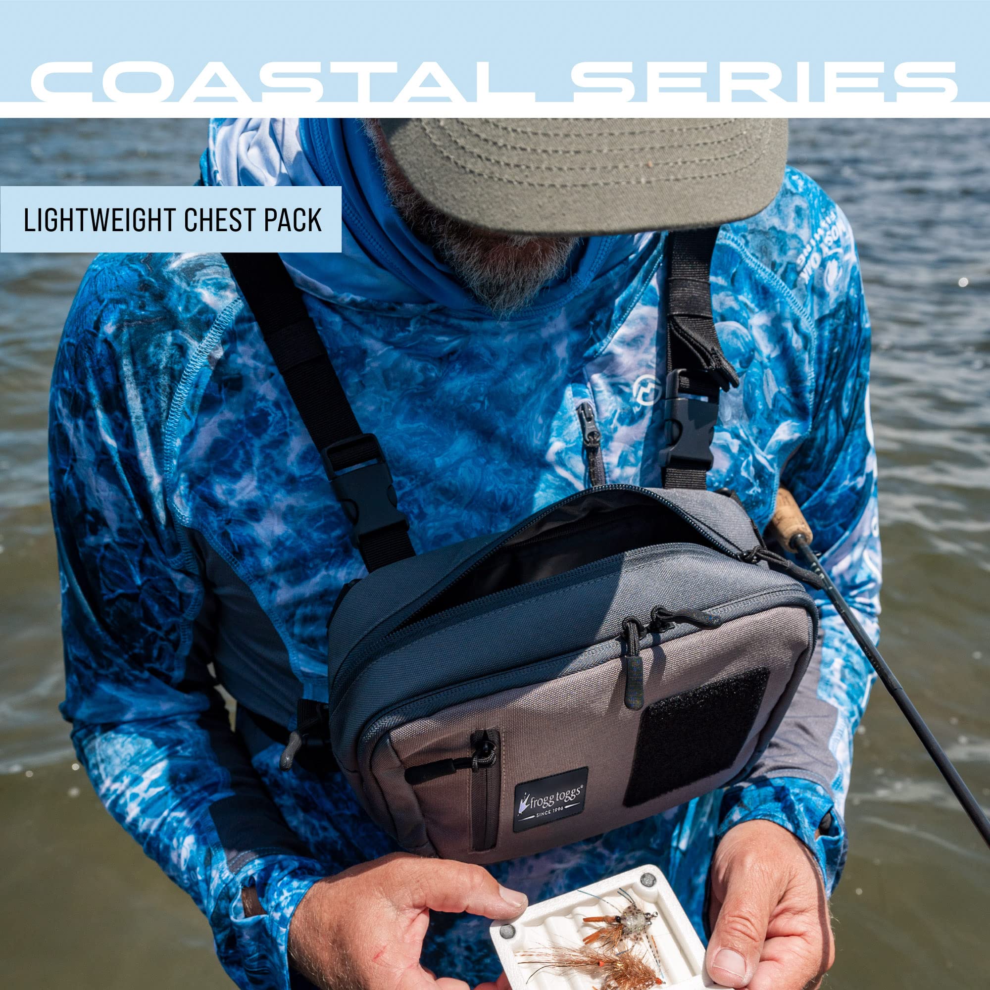 FROGG TOGGS Catchall Chest Pack, zestaw wędkarzy muchowych