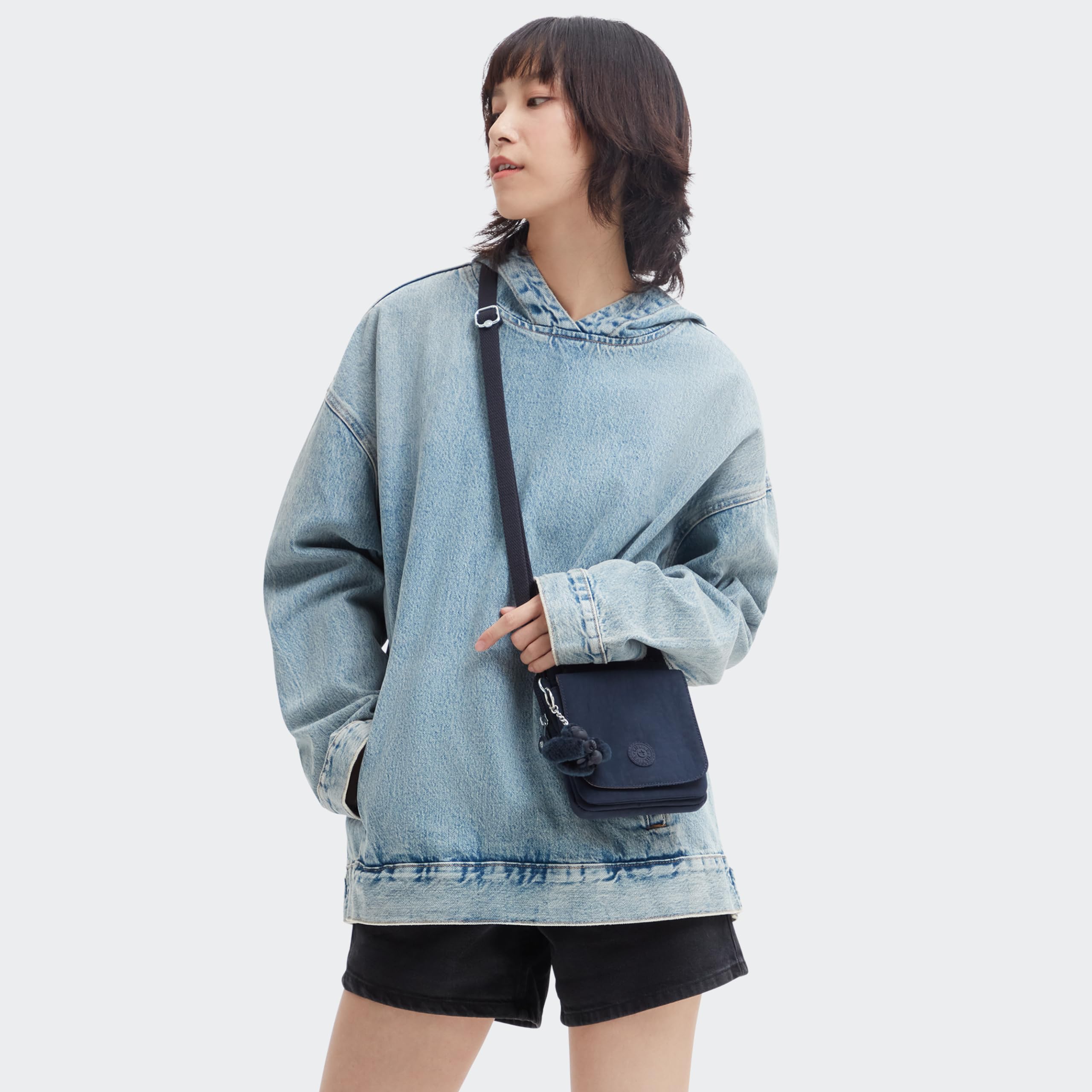 Kipling NEW ELDORADO Mała krzyżówka, Blue Bleu 2 (Niebieski)