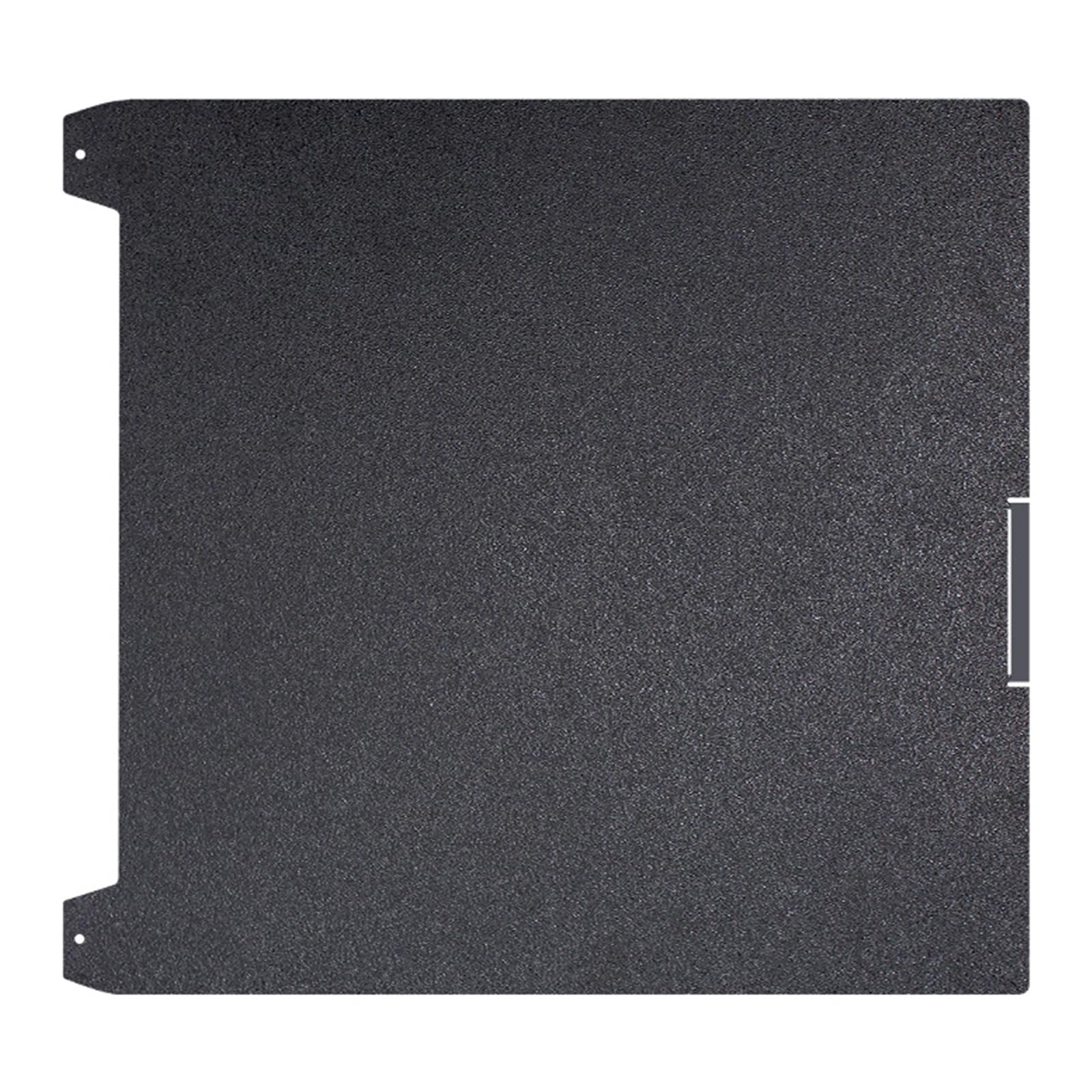 Bauplatte 370 x 370 mm, Druckplattform aus mattiertem Blech, hohe Festigkeit, Verschleißfestigkeit für 3D Drucker, Federstahlblech