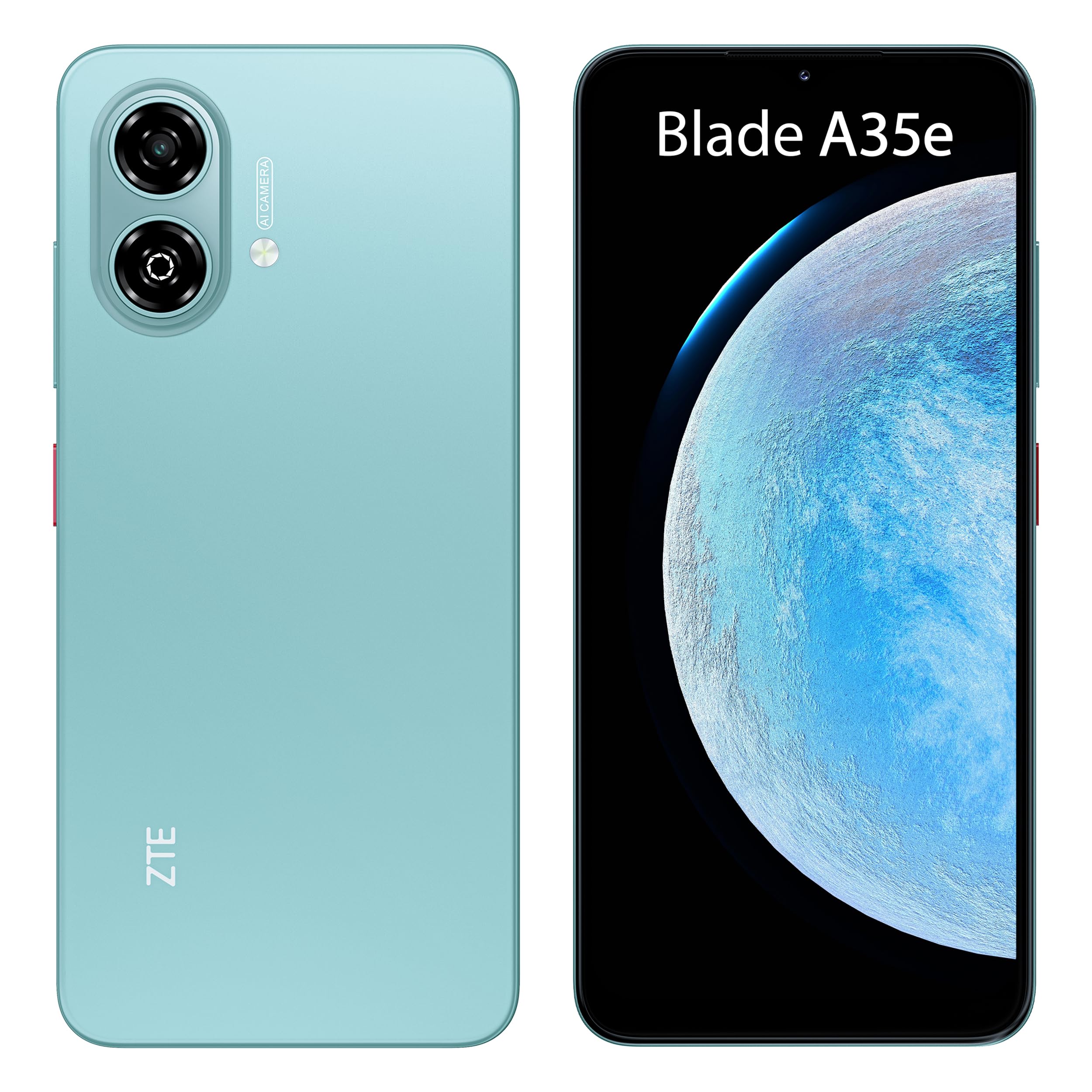 ZTE Celular Blade A35e 6.52”, 8MP+IA, 64GB + 6GB RAM(2GB + 4GB