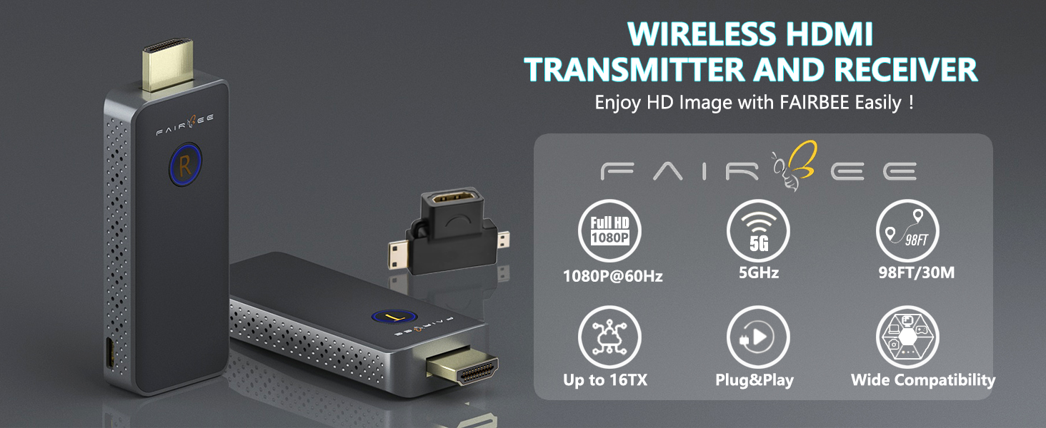 Amazon.com: Wireless HDMI - Two Transmitters and One Receiver
