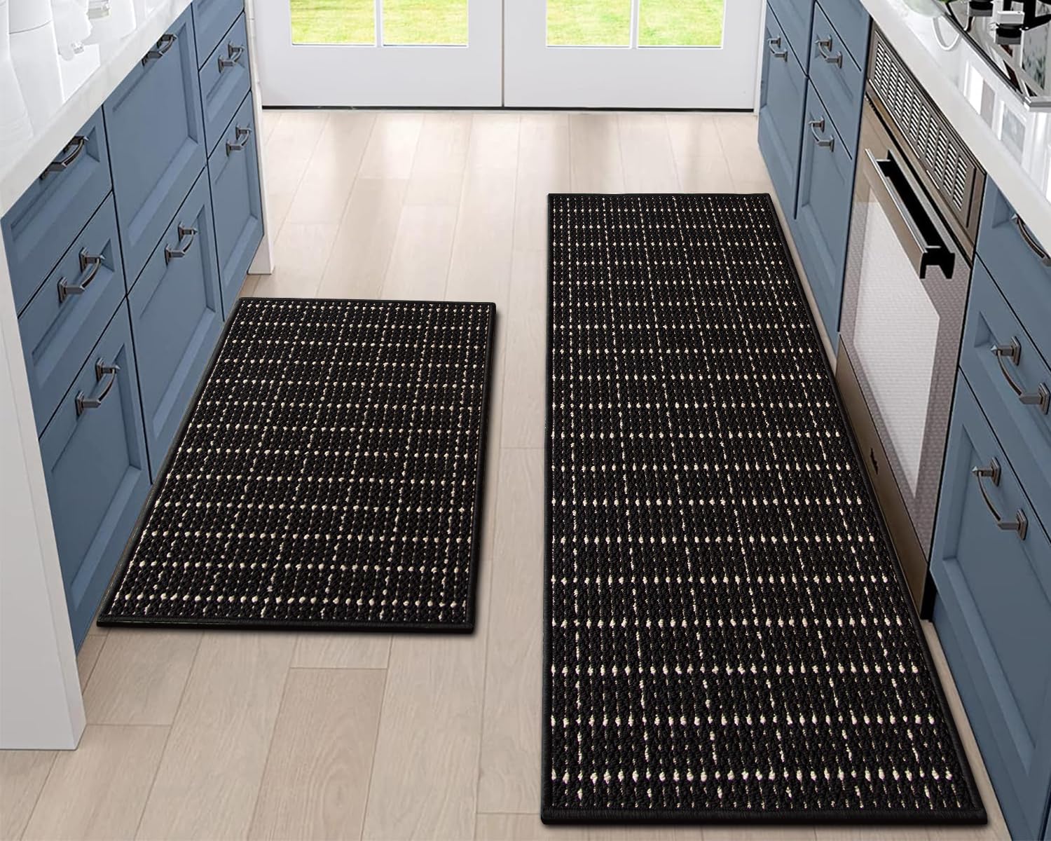 Tapis de cuisine antidérapants et lavables eqivei super absorbants