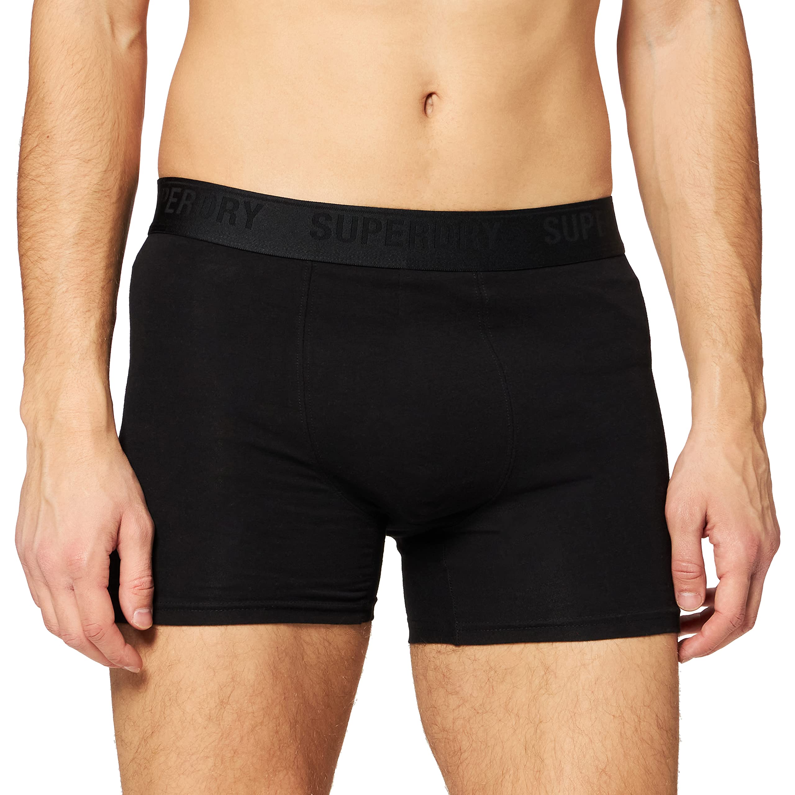 Superdry Men's Boxer Multi Triple Pack Shorts, Black, XL
