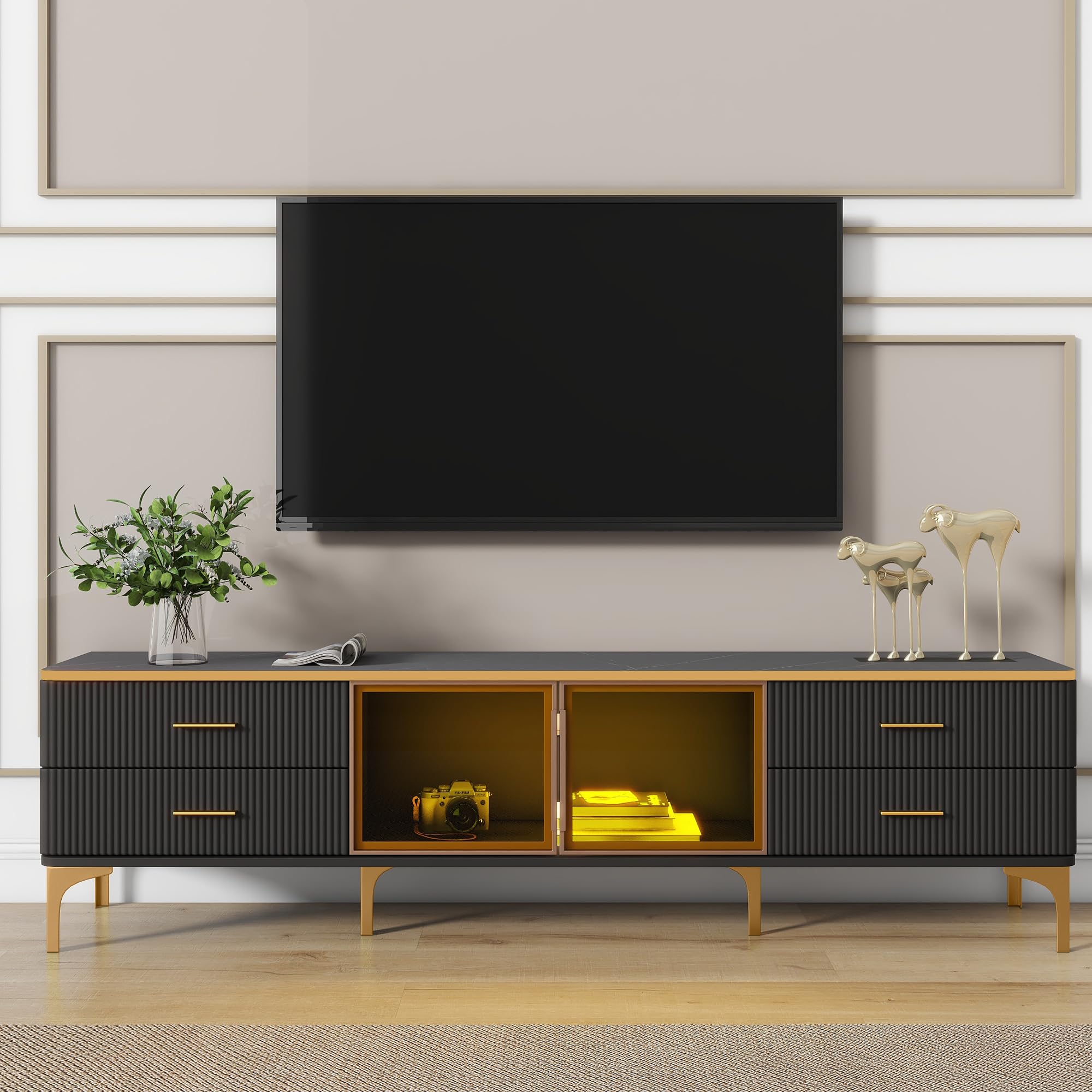 Amazon.co.jp: LNRLZYLS 69インチ テレビスタンド LED