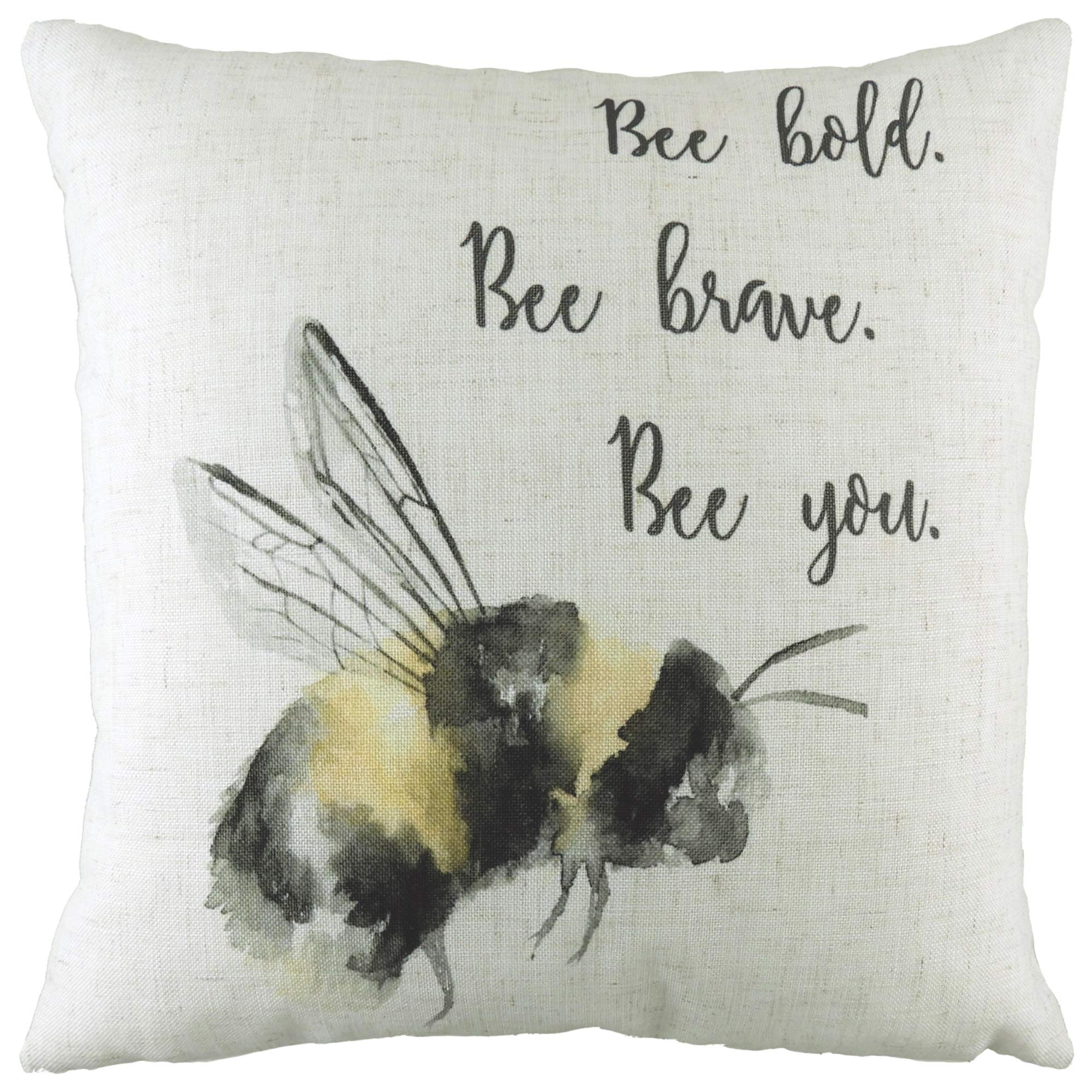 Bee You Bumblebee Throw Pillow Cover