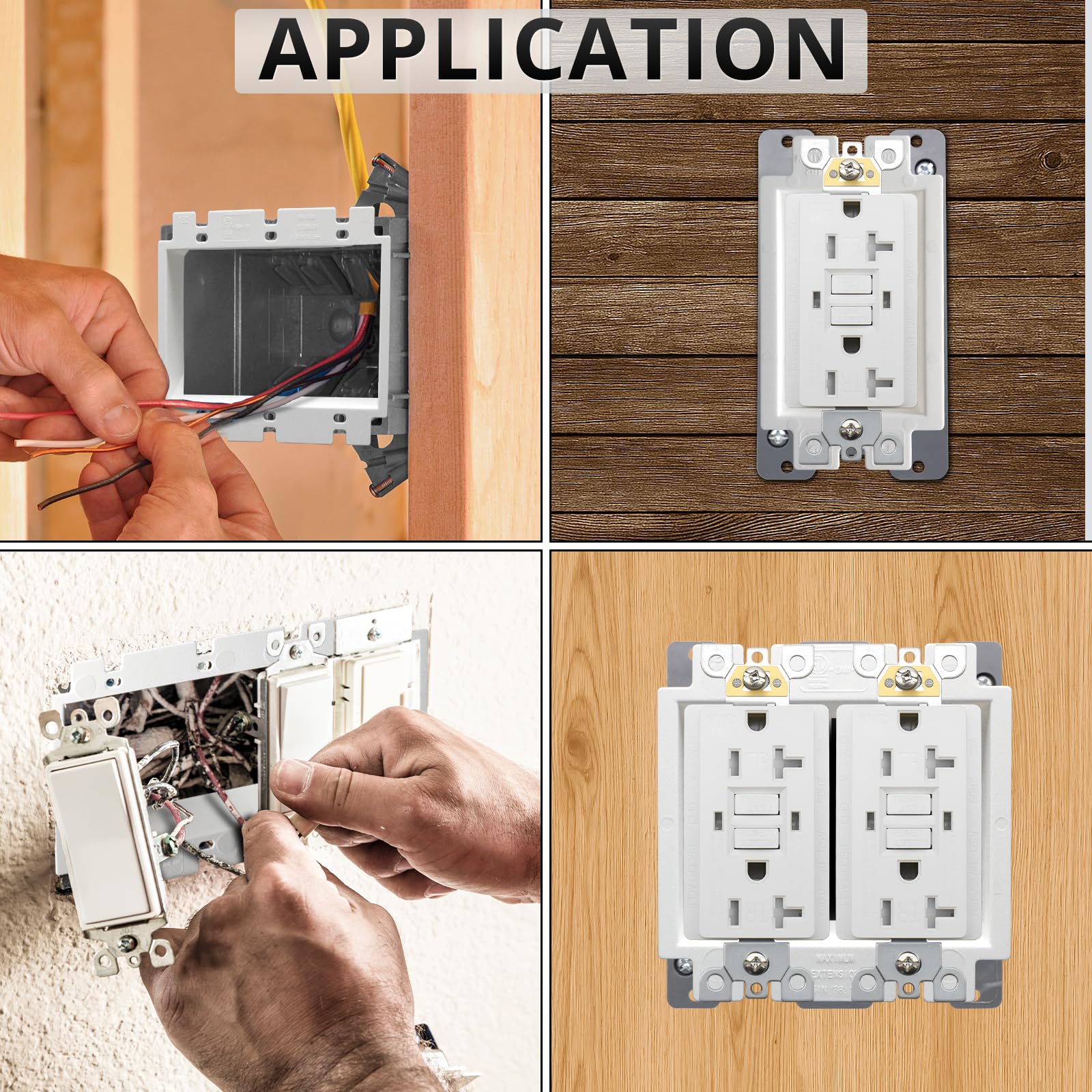 Snapklik.com : AIRTAK Outlet Box Extender 2-Gang, Non-Metallic ...