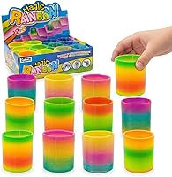 Vista 8 de Lote variado de resortes mágicos arcoiris. (12 unidades).