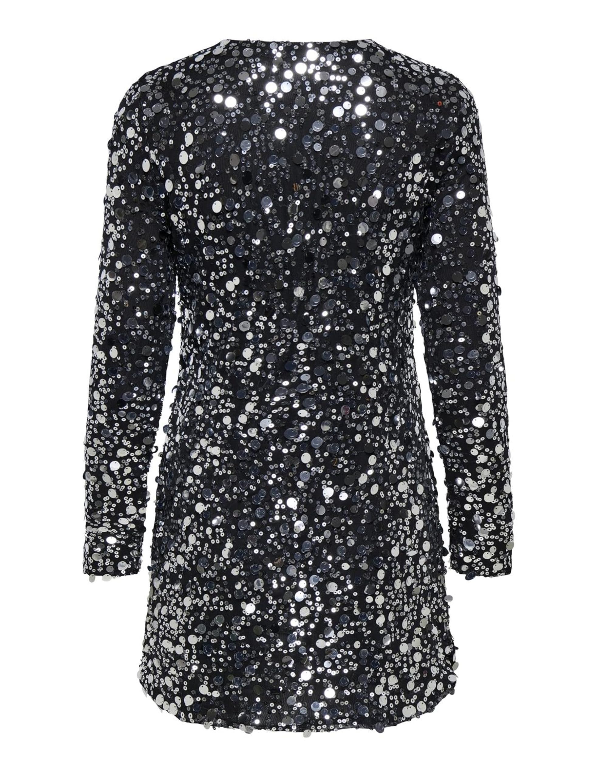 ONLY Onlanika Catina LS Sequins Dress Wvn Onlanika Catina LS Sequins Dress Wvn Donna (Pacco da 1)